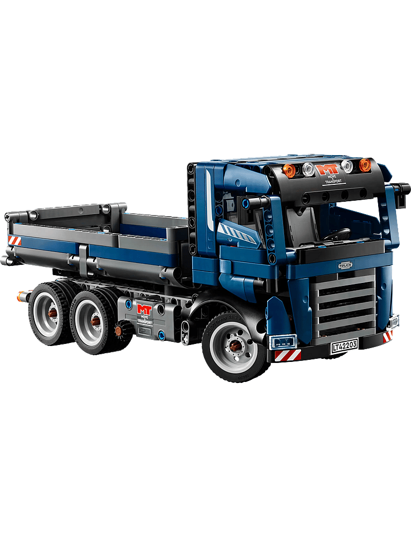 LEGO - Technic Tipping Dump Truck Toy, Blue Construction Vehicle Set 42203 - lego technic - multi - 2