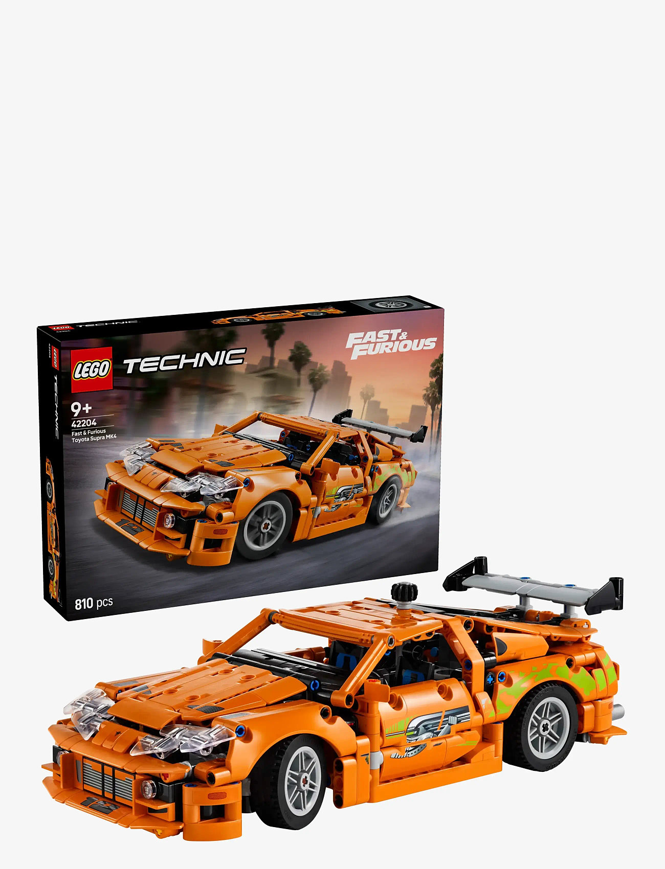LEGO - Technic Fast and Furious Toyota Supra MK4 Toy Car Model Kit 42204 - lego formula 1 - multi - 0