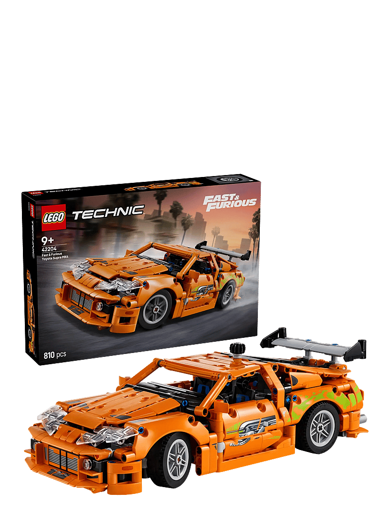 LEGO - Technic Fast and Furious Toyota Supra MK4 Toy Car Model Kit 42204 - lego formula 1 - multi - 0