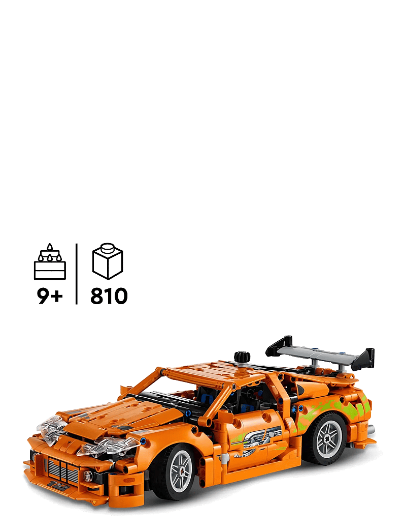 LEGO - Technic Fast and Furious Toyota Supra MK4 Toy Car Model Kit 42204 - lego formula 1 - multi - 1
