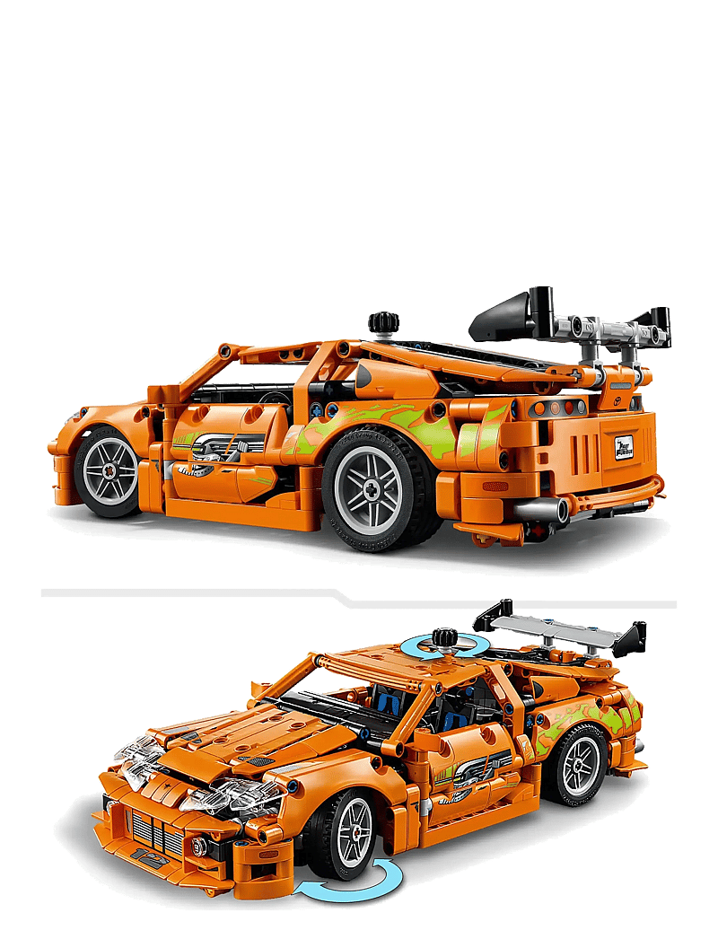 LEGO - Technic Fast and Furious Toyota Supra MK4 Toy Car Model Kit 42204 - lego formula 1 - multi - 3