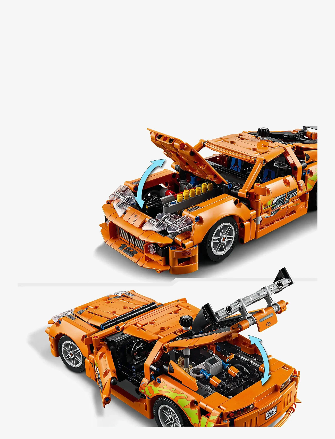 LEGO - Technic Fast and Furious Toyota Supra MK4 Toy Car Model Kit 42204 - lego formula 1 - multi - 4