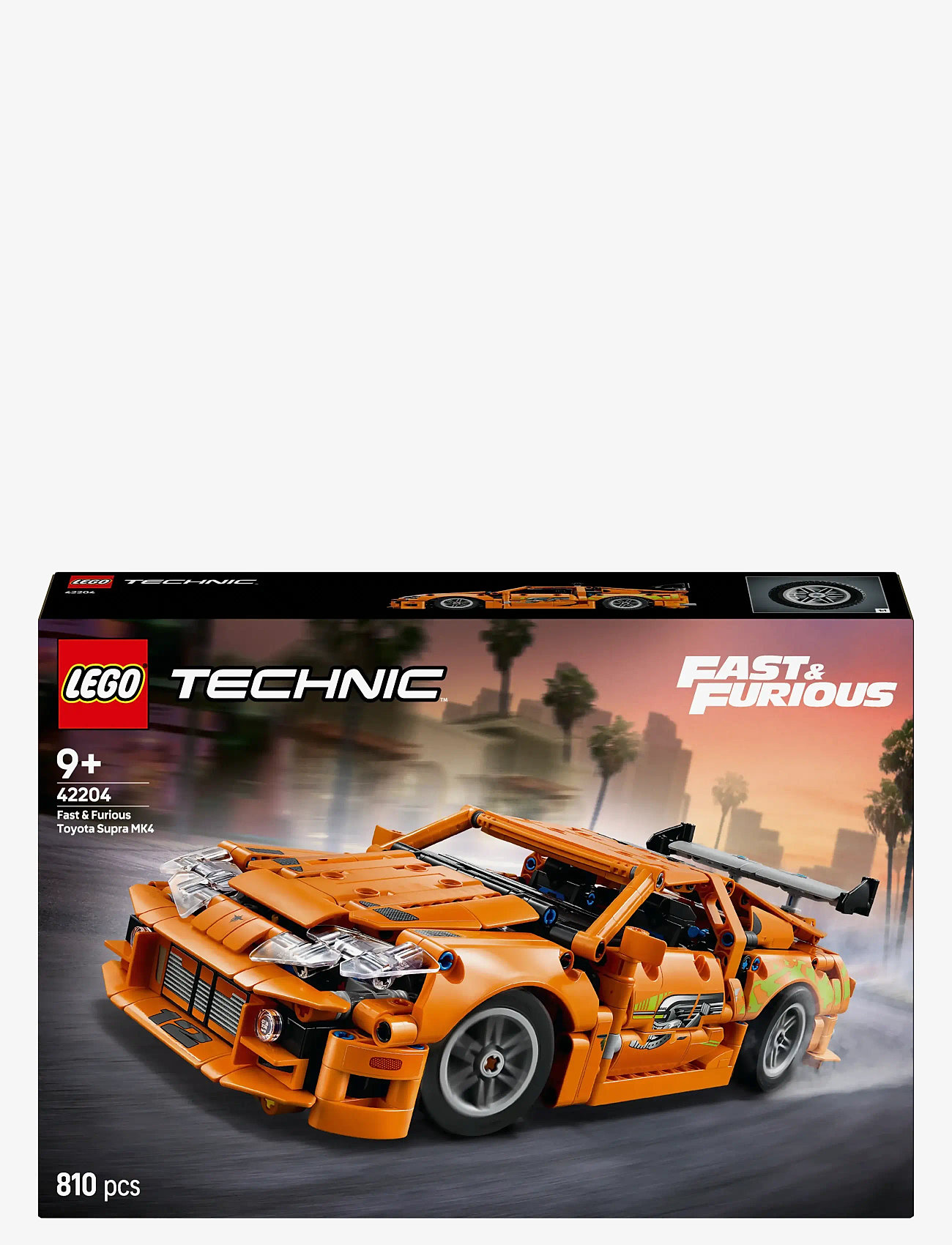 LEGO - Technic Fast and Furious Toyota Supra MK4 Toy Car Model Kit 42204 - lego formula 1 - multi - 5