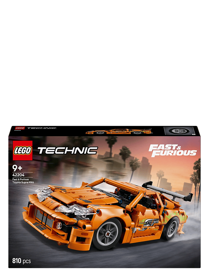 LEGO - Technic Fast and Furious Toyota Supra MK4 Toy Car Model Kit 42204 - lego formula 1 - multi - 5