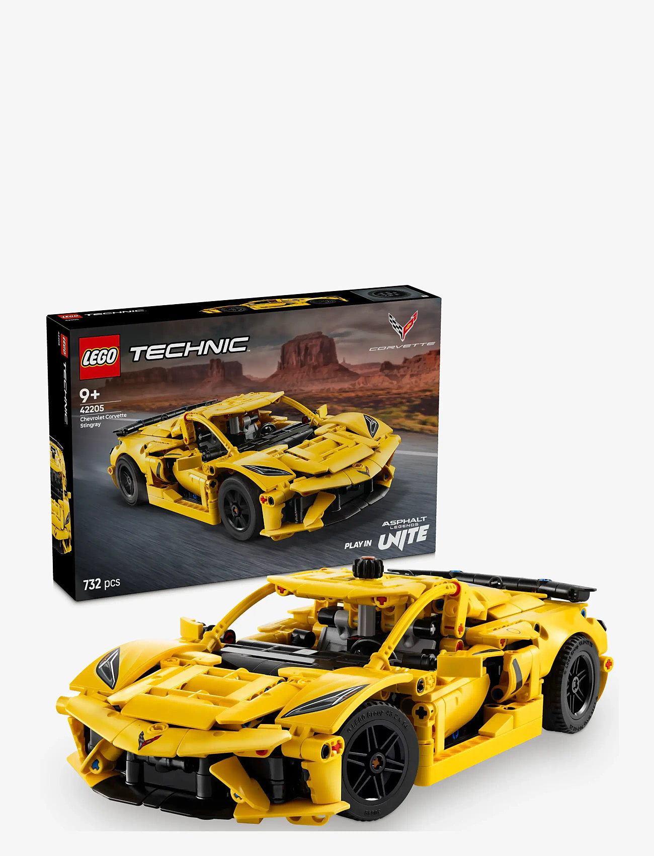 LEGO - Technic Chevrolet Corvette Stingray Car Model Kit Vehicle Toy 42205 - multi - 0
