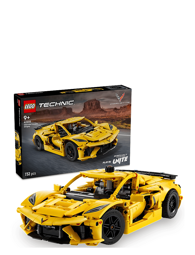 LEGO - Technic Chevrolet Corvette Stingray Car Model Kit Vehicle Toy 42205 - lego® technic - multi - 0