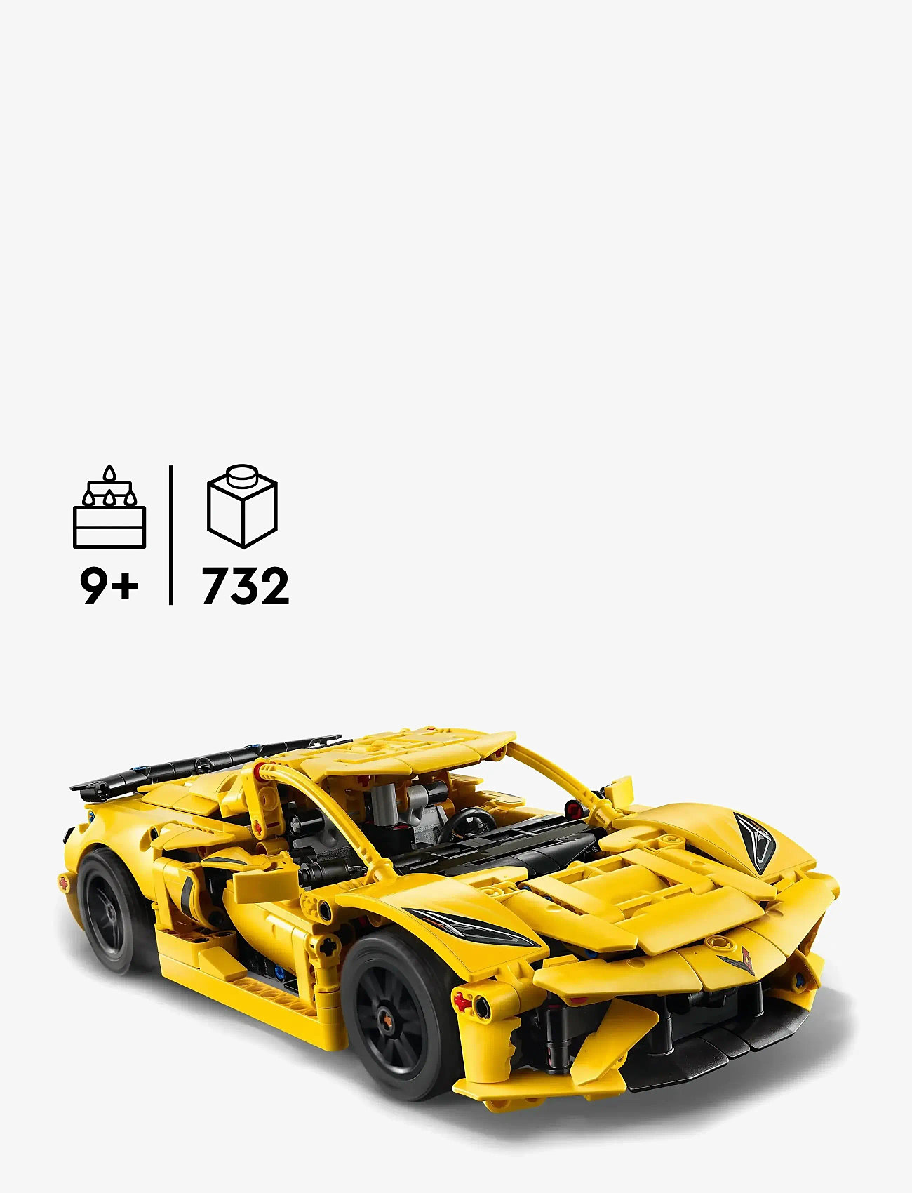 LEGO - Technic Chevrolet Corvette Stingray Car Model Kit Vehicle Toy 42205 - multi - 1