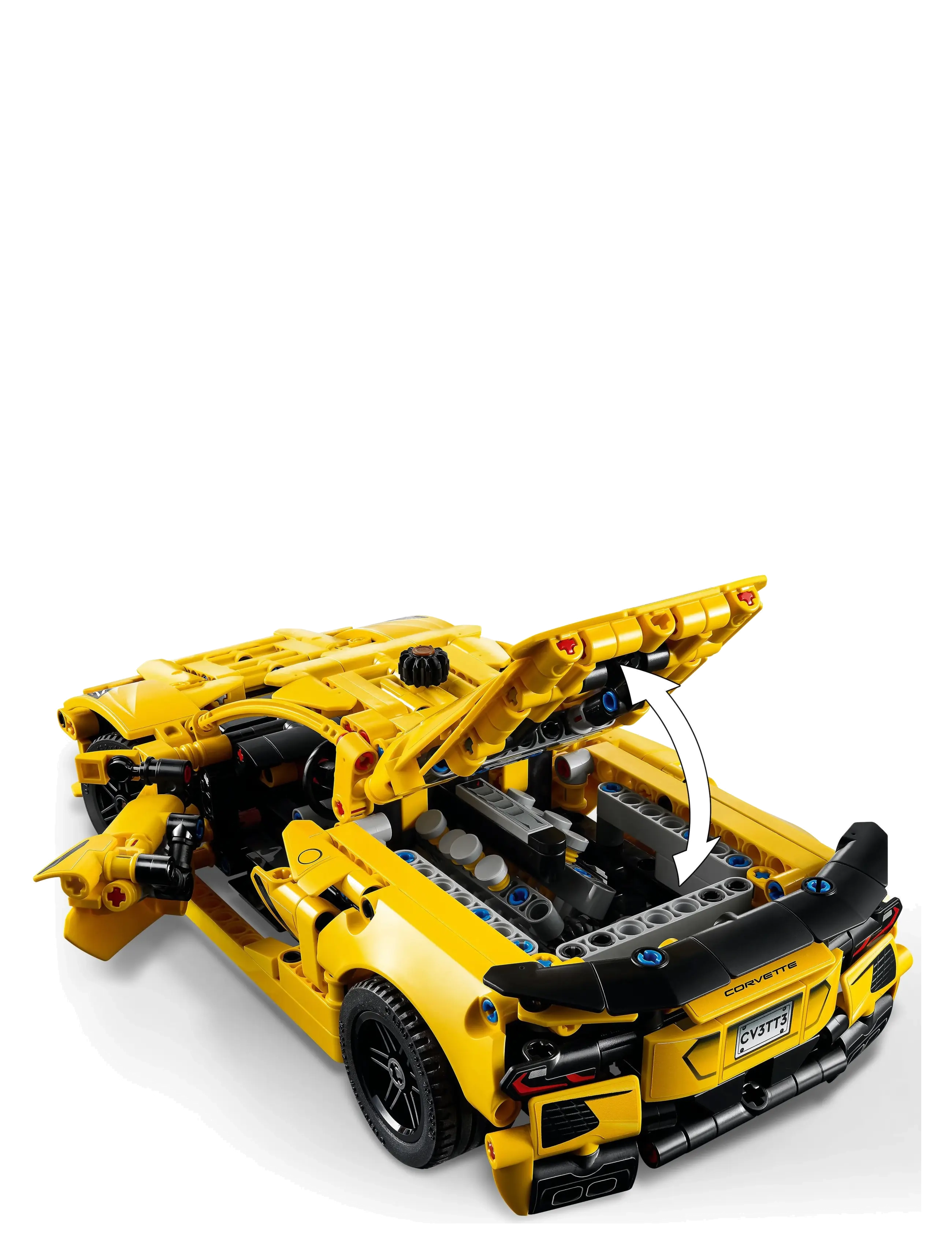 LEGO - Technic Chevrolet Corvette Stingray Car Model Kit Vehicle Toy 42205 - lego formula 1 - multi - 4