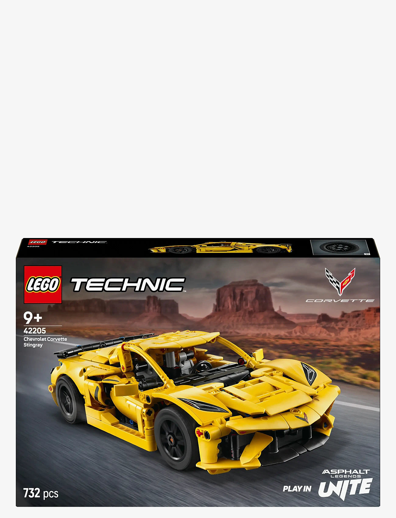 LEGO - Technic Chevrolet Corvette Stingray Car Model Kit Vehicle Toy 42205 - multi - 5
