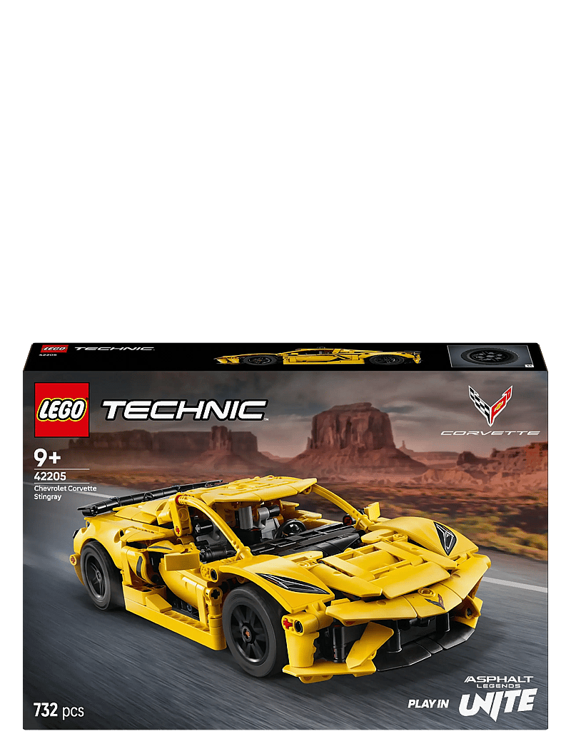 LEGO - Technic Chevrolet Corvette Stingray Car Model Kit Vehicle Toy 42205 - lego® technic - multi - 5