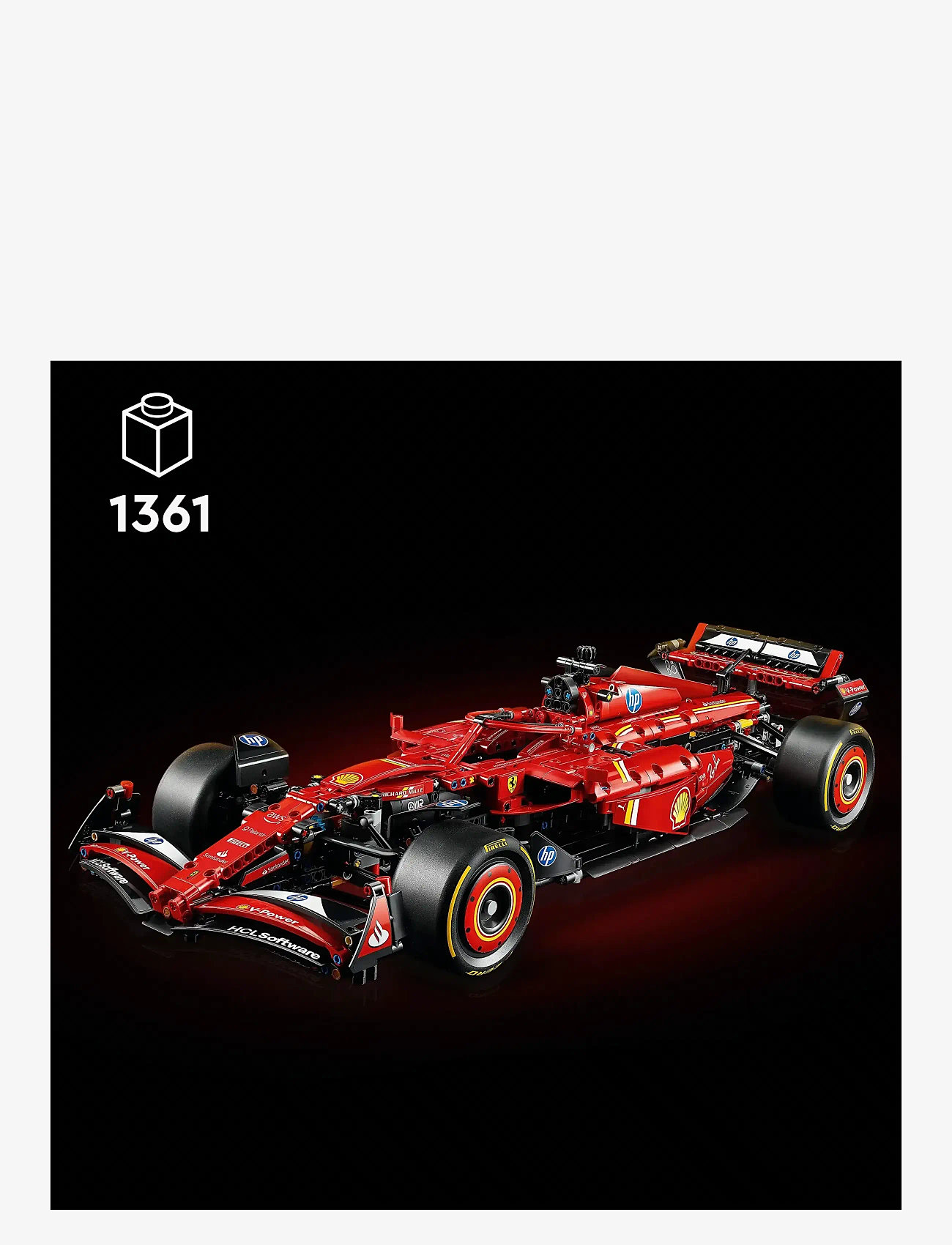 LEGO - Technic Ferrari SF-24 F1 Car Model Kit for Adults 42207 - lego adults welcome - multi - 1