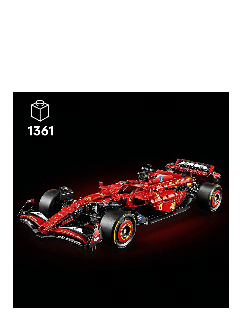 LEGO - Technic Ferrari SF-24 F1 Car Model Kit for Adults 42207 - lego® technic - multi - 1