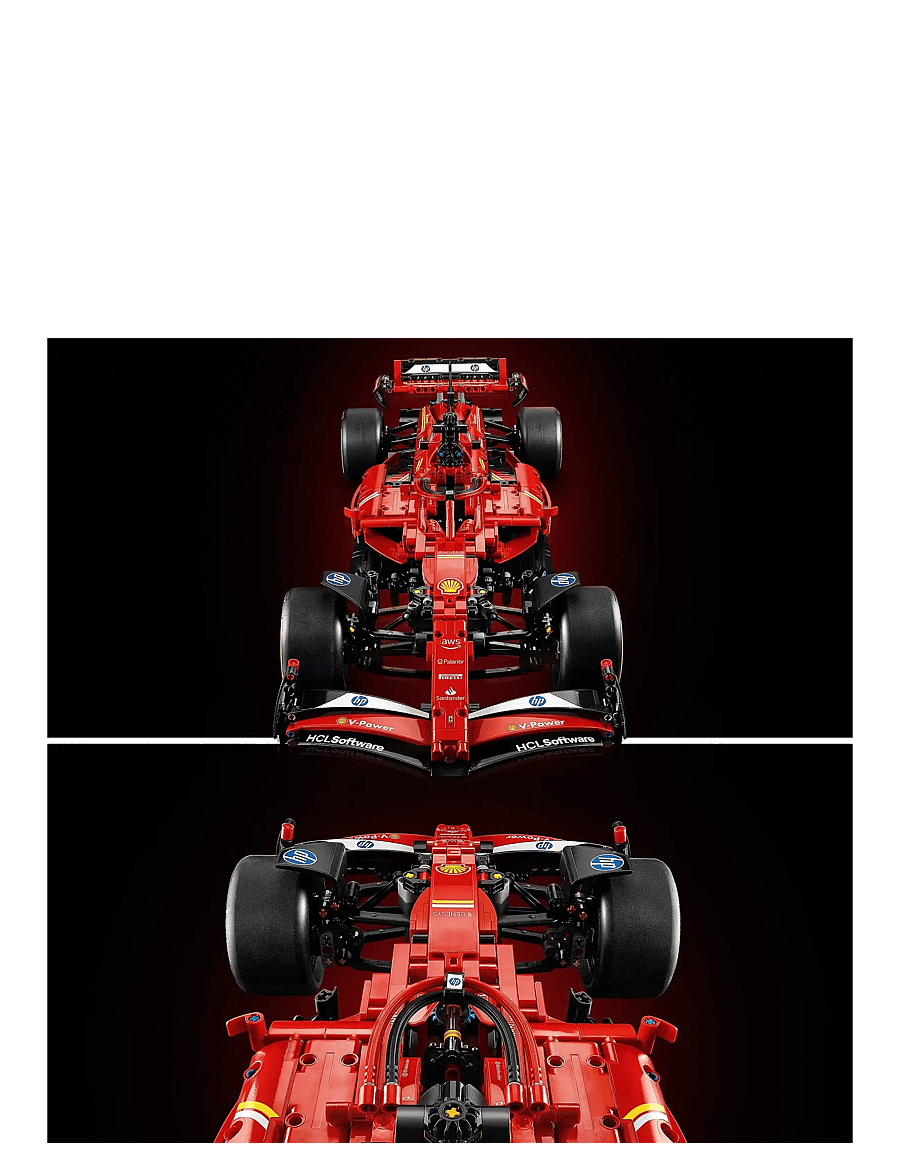 LEGO - Technic Ferrari SF-24 F1 Car Model Kit for Adults 42207 - lego® technic - multi - 4