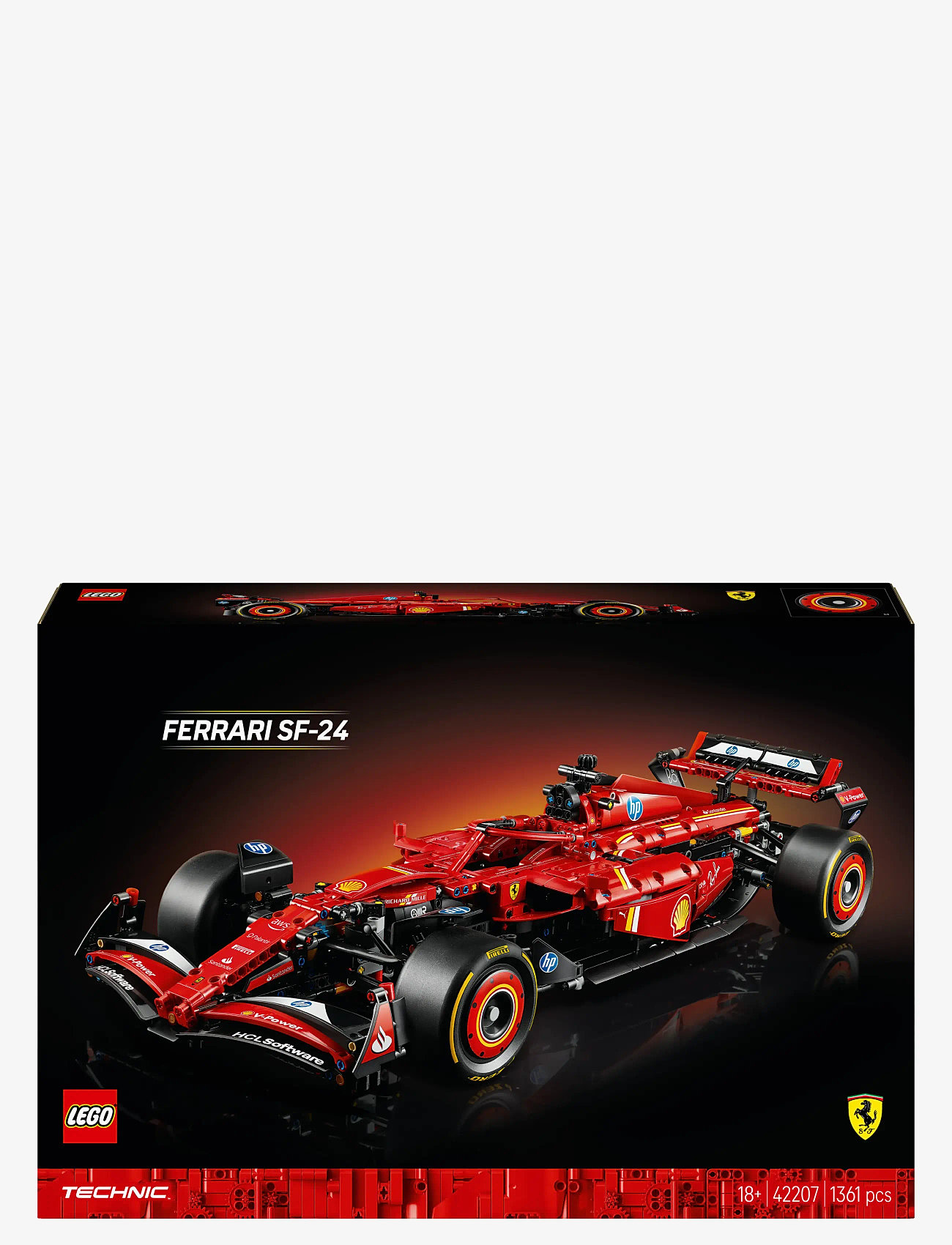 LEGO - Technic Ferrari SF-24 F1 Car Model Kit for Adults 42207 - lego adults welcome - multi - 5