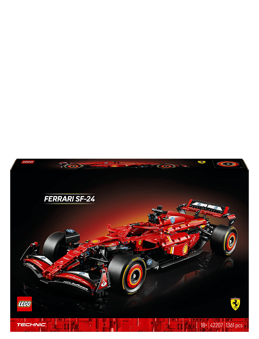 LEGO - Technic Ferrari SF-24 F1 Car Model Kit for Adults 42207 - lego® technic - multi - 5