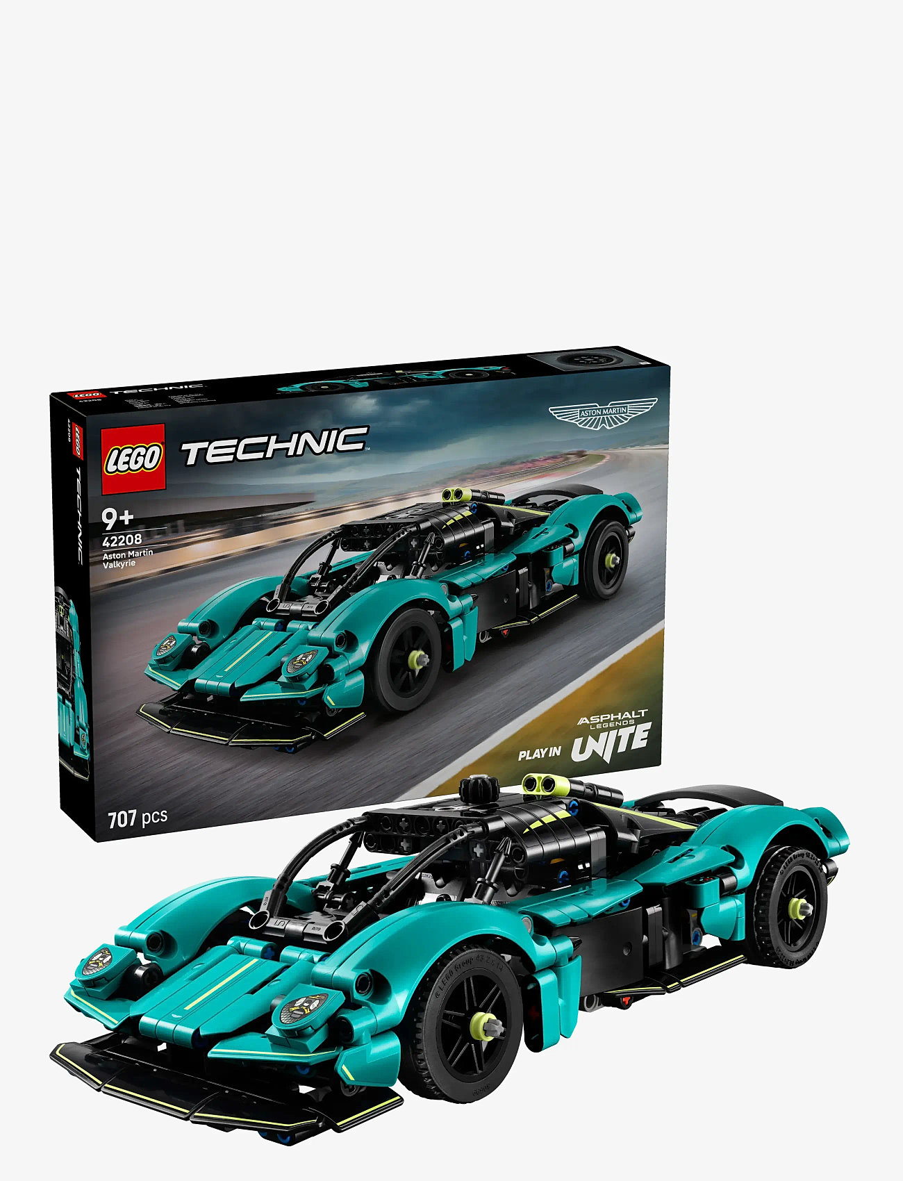 LEGO - Technic Aston Martin Valkyrie Buildable Car Model Kit 42208 - lego formula 1 - multi - 0