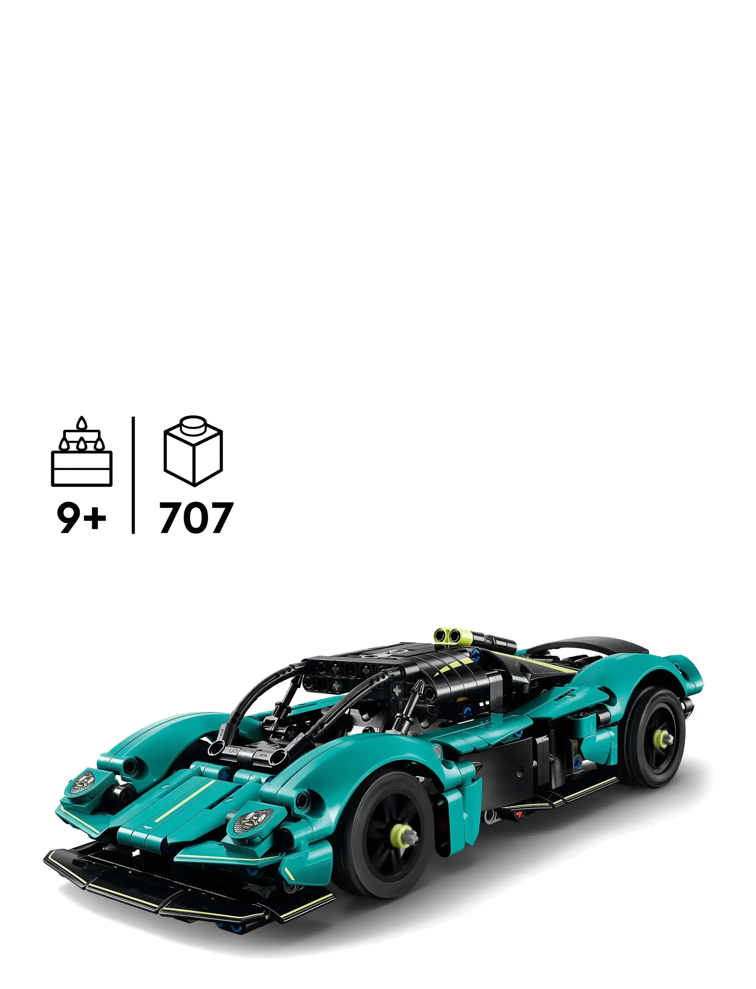 LEGO - Technic Aston Martin Valkyrie Buildable Car Model Kit 42208 - lego formula 1 - multi - 1