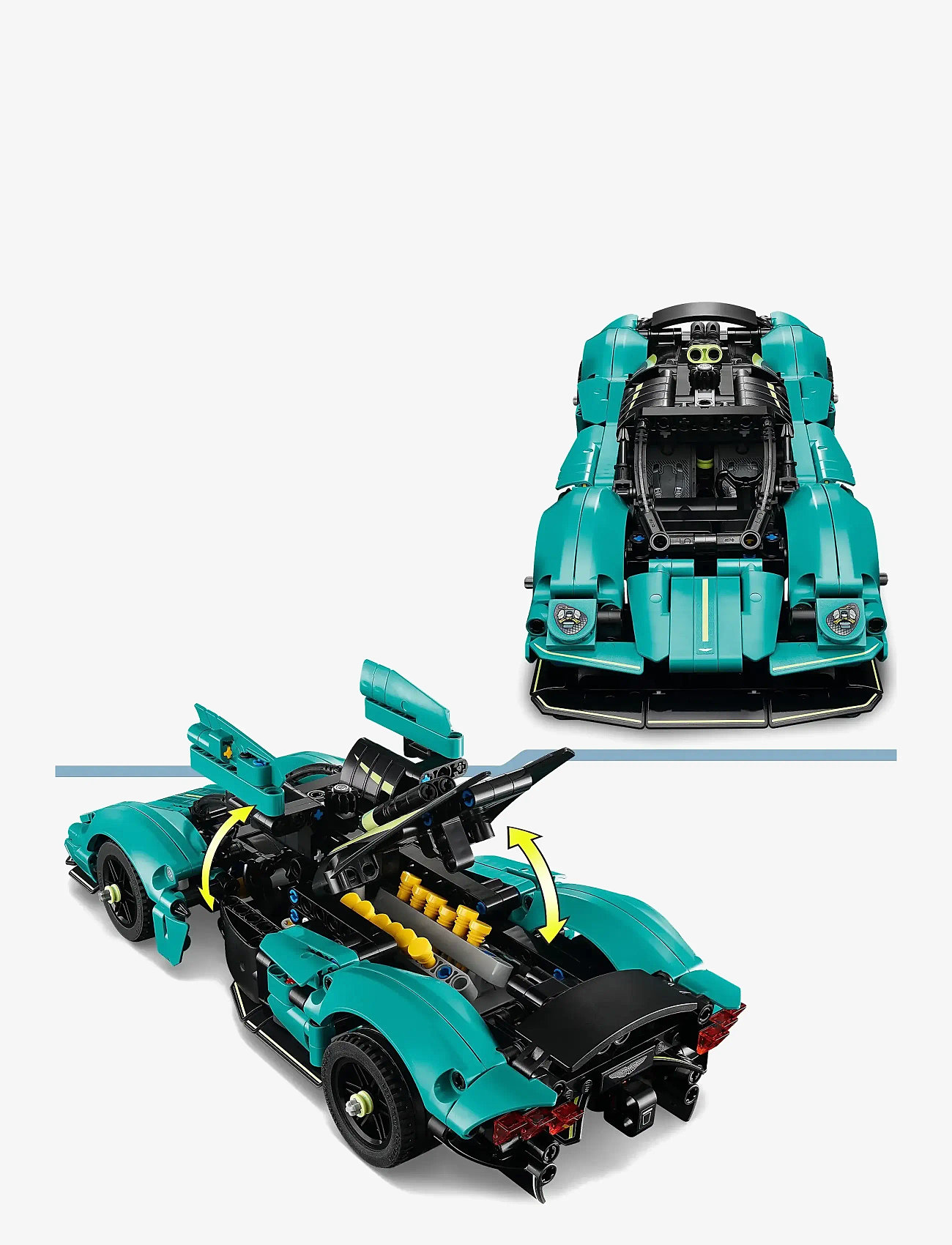 LEGO - Technic Aston Martin Valkyrie Buildable Car Model Kit 42208 - lego formula 1 - multi - 3