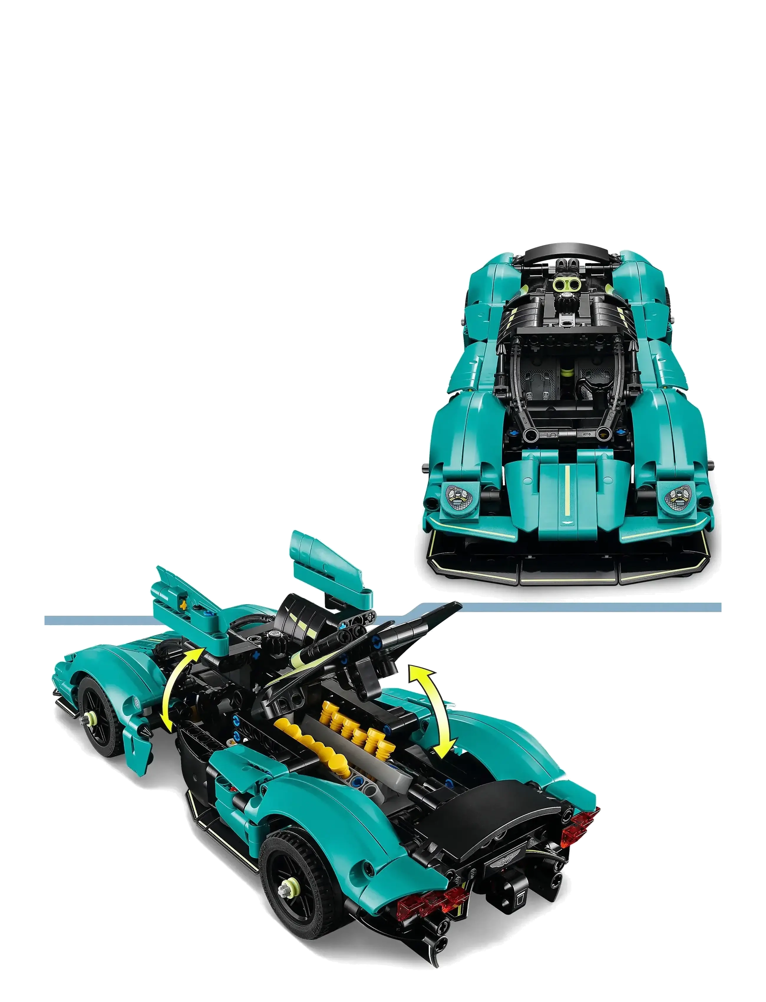 LEGO - Technic Aston Martin Valkyrie Buildable Car Model Kit 42208 - lego formula 1 - multi - 3