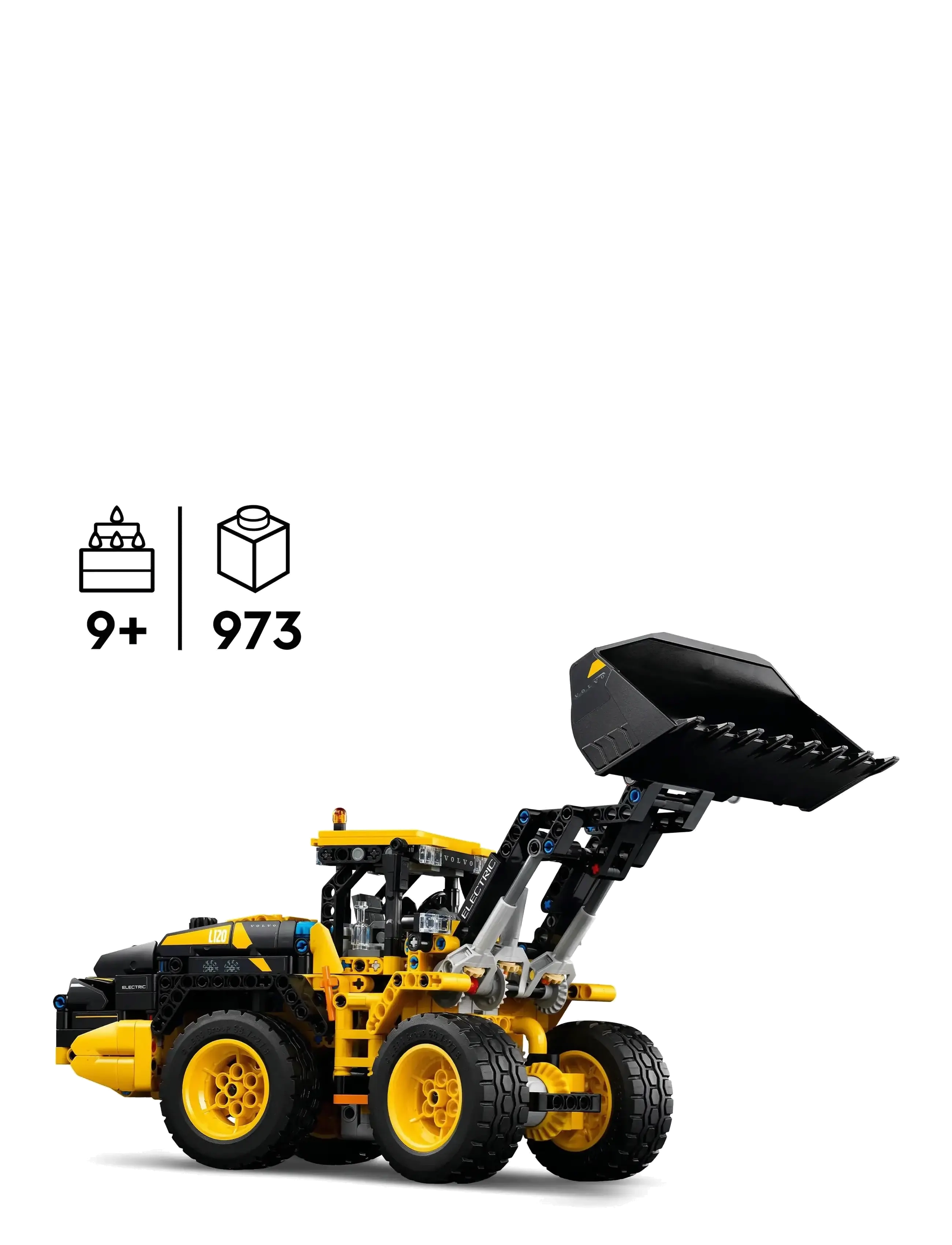LEGO - Technic Volvo L120 Electric Wheel Loader Construction Toy 42209 - lego technic - multi - 1