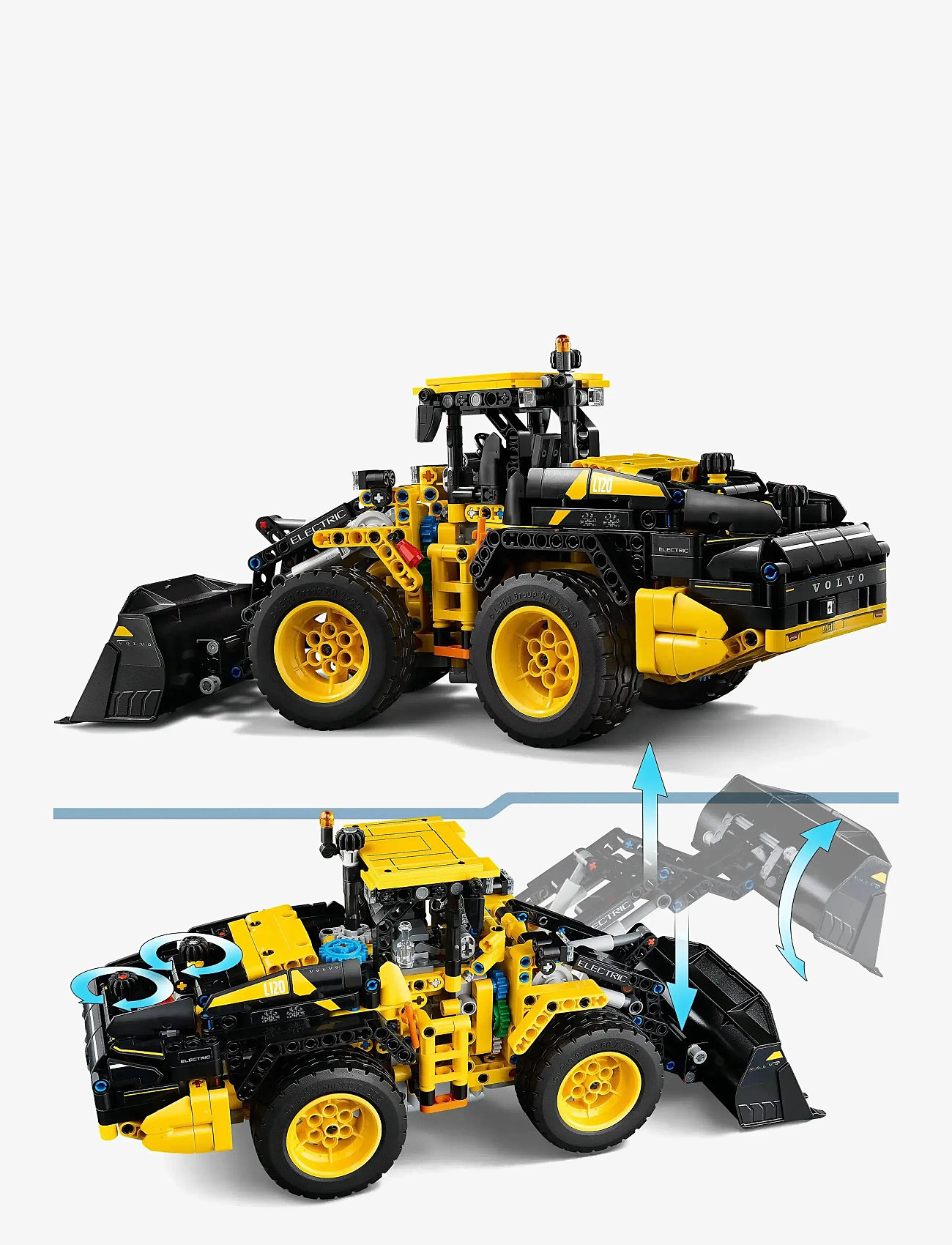 LEGO - Volvo L120 eldriven hjullastare 42209 - lego technic - multi - 2