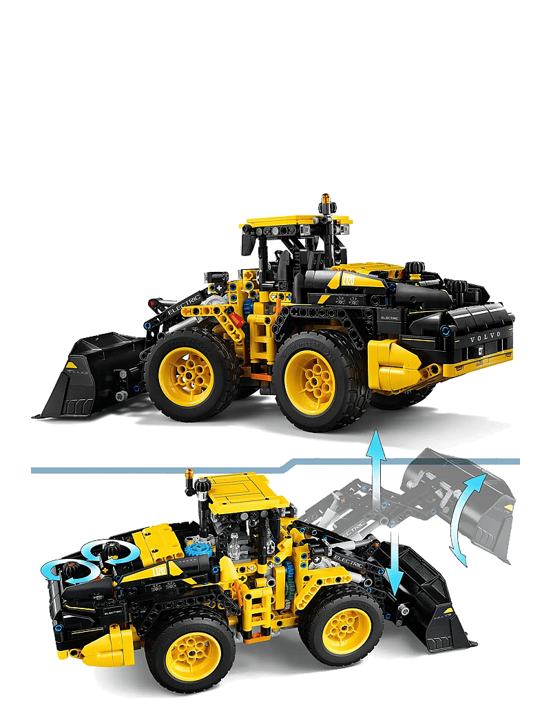 LEGO - Technic Volvo L120 Electric Wheel Loader Construction Toy 42209 - lego technic - multi - 2