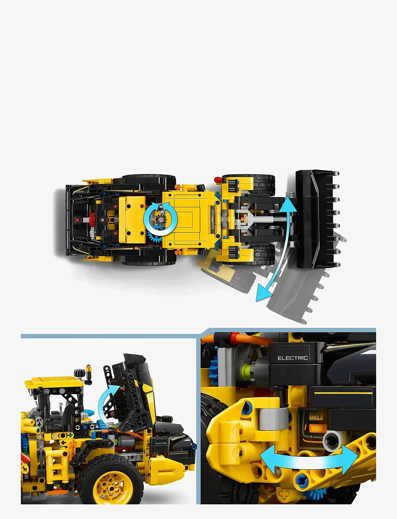 LEGO - Volvo L120 eldriven hjullastare 42209 - lego technic - multi - 3