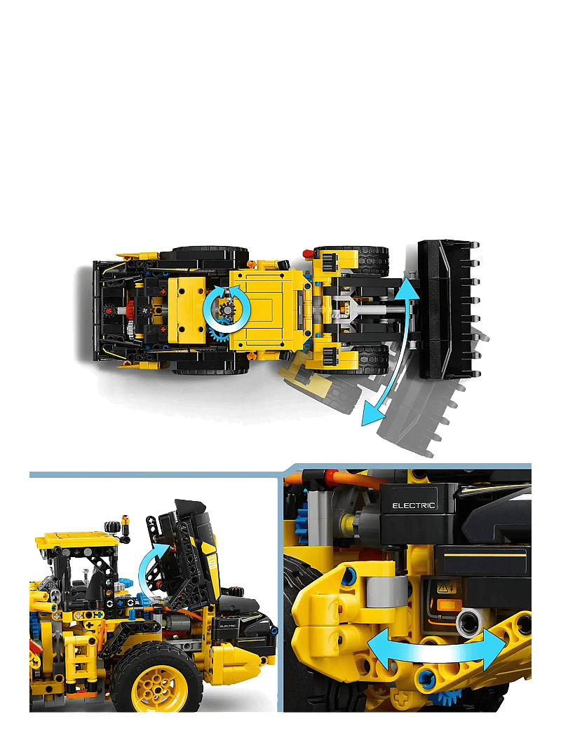 LEGO - Technic Volvo L120 Electric Wheel Loader Construction Toy 42209 - lego technic - multi - 3