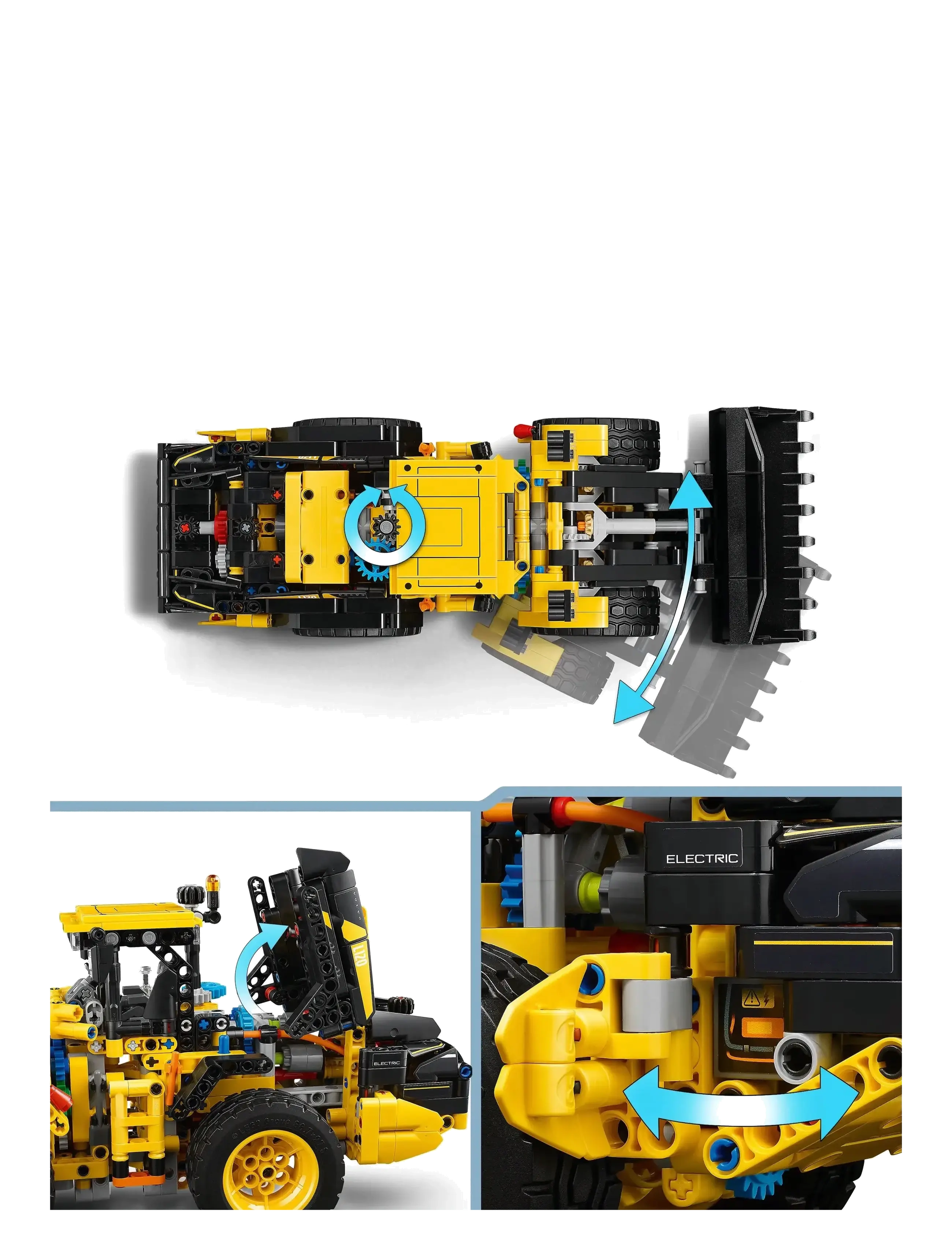 LEGO - Technic Volvo L120 Electric Wheel Loader Construction Toy 42209 - lego technic - multi - 3