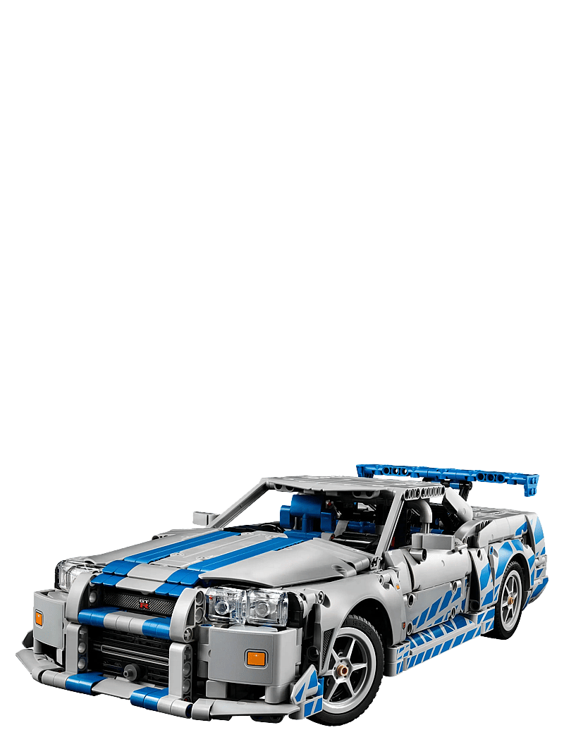 LEGO - Technic 2 Fast 2 Furious Nissan Skyline GT-R (R34) Car Model Kit 42210 - lego adults welcome - multi - 2