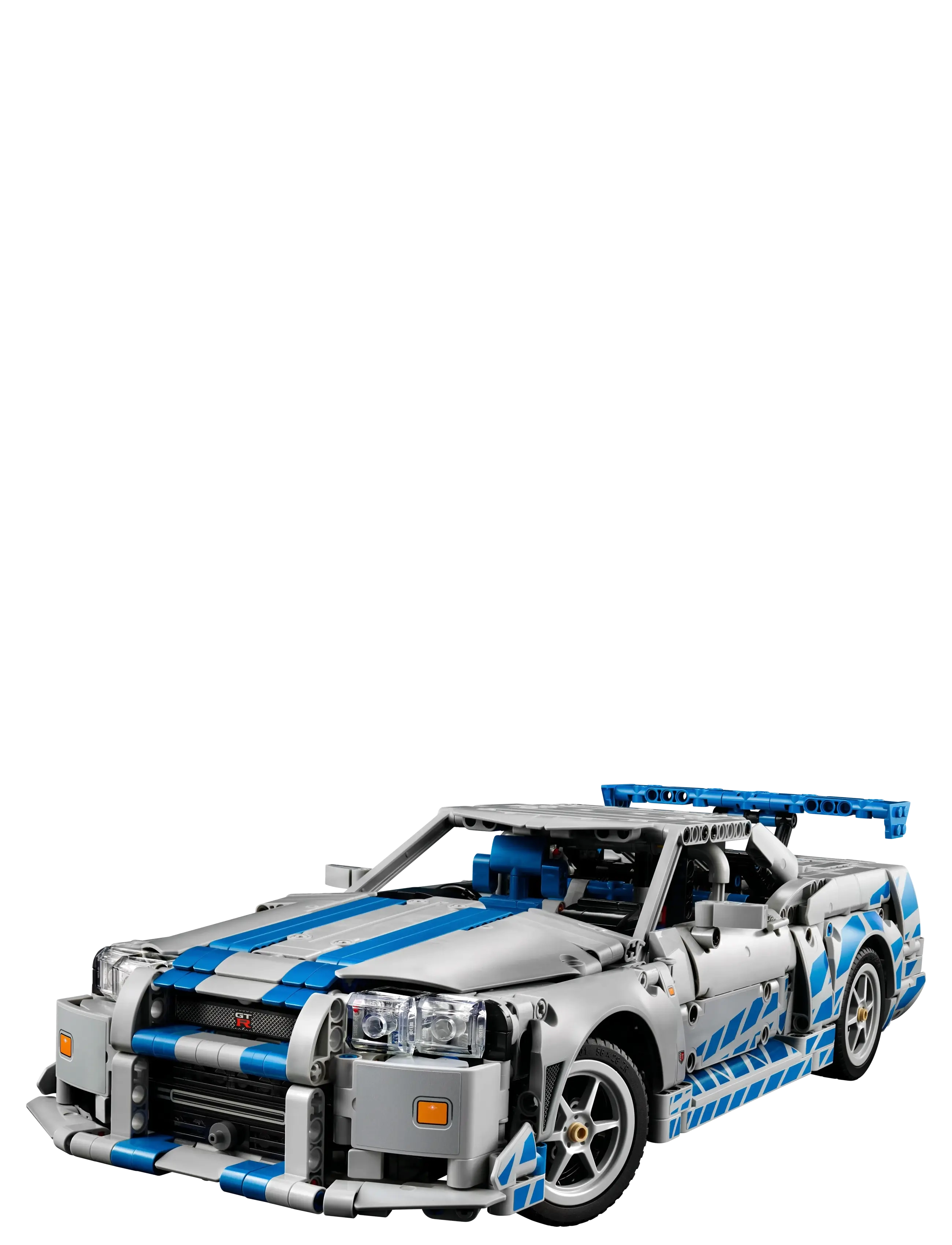 LEGO - Technic 2 Fast 2 Furious Nissan Skyline GT-R (R34) Car Model Kit 42210 - lego adults welcome - multi - 2