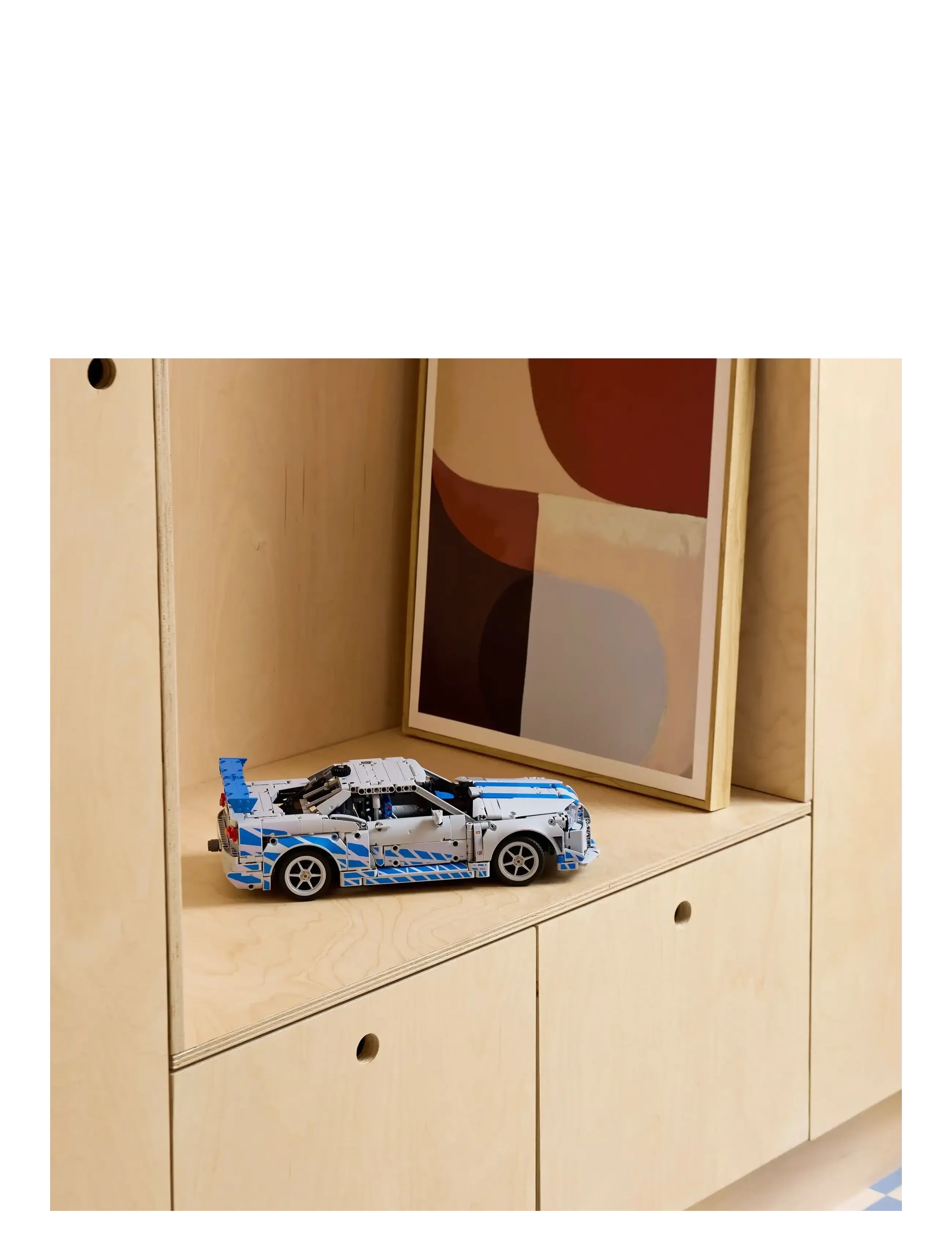 LEGO - Technic 2 Fast 2 Furious Nissan Skyline GT-R (R34) Car Model Kit 42210 - lego adults welcome - multi - 3