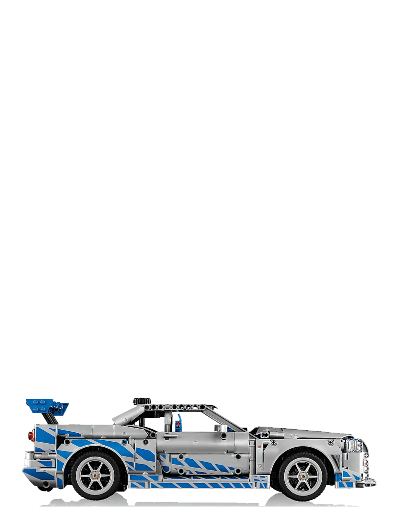 LEGO - Technic 2 Fast 2 Furious Nissan Skyline GT-R (R34) Car Model Kit 42210 - lego adults welcome - multi - 5