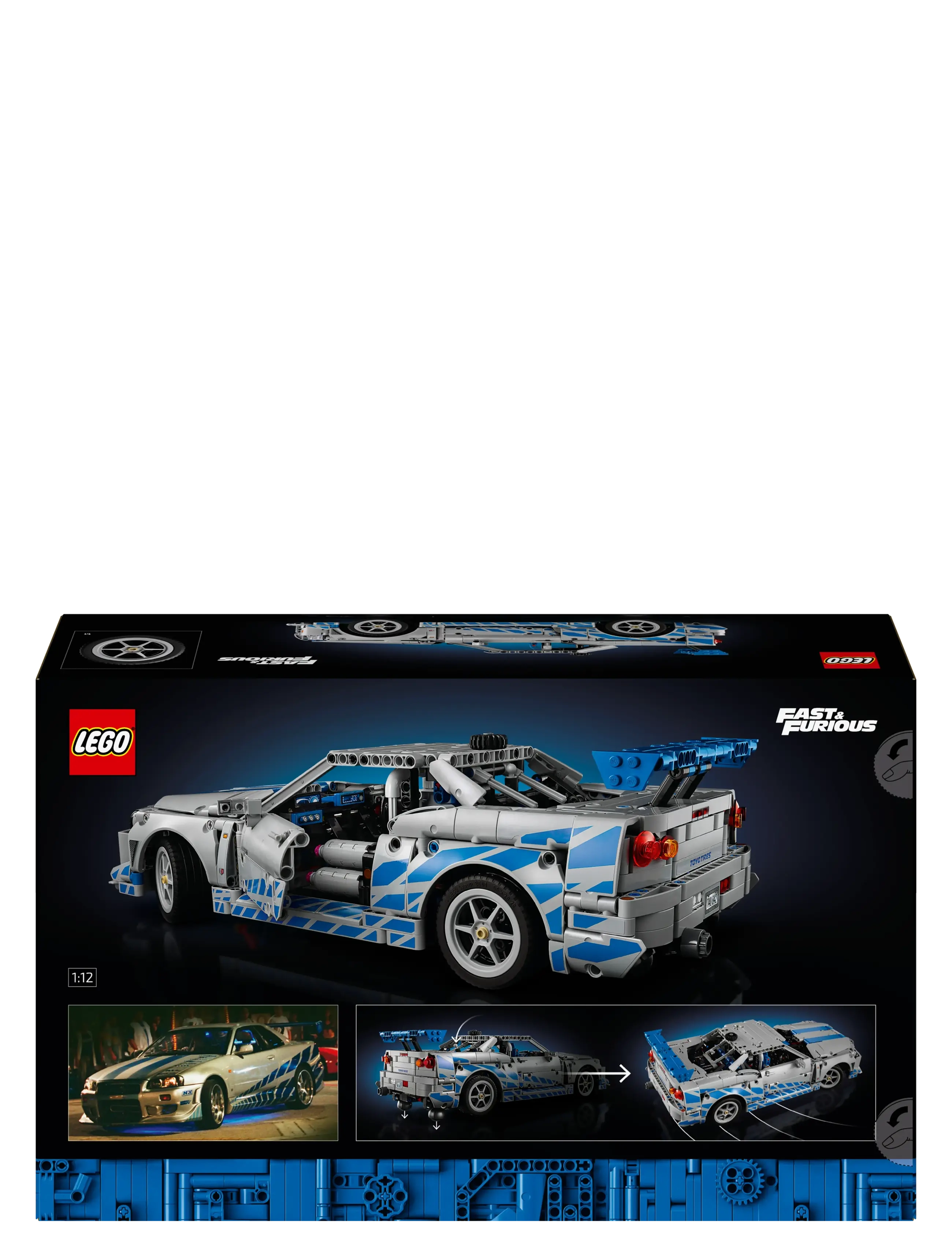 LEGO Technic 2 Fast 2 Furious Nissan Skyline Gt-r (r34) Car Model