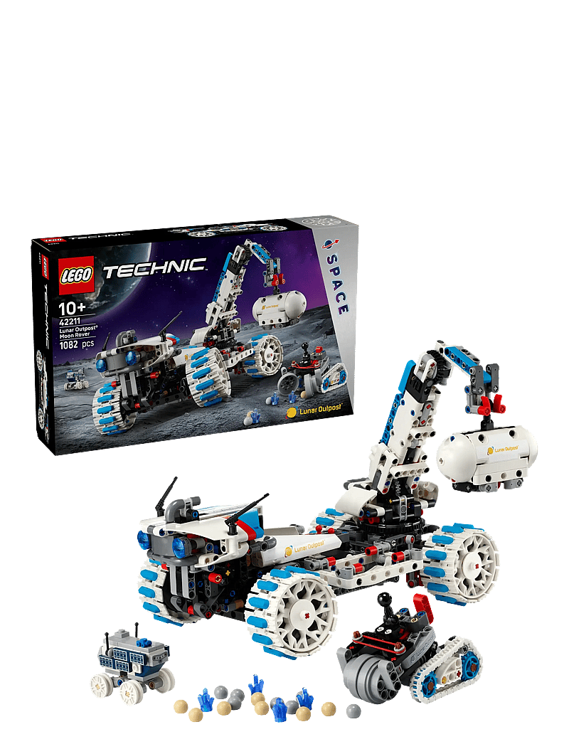 LEGO - Technic Lunar Moon Rover Space Vehicle Set STEM Toy 42211 - lego technic - multi - 0