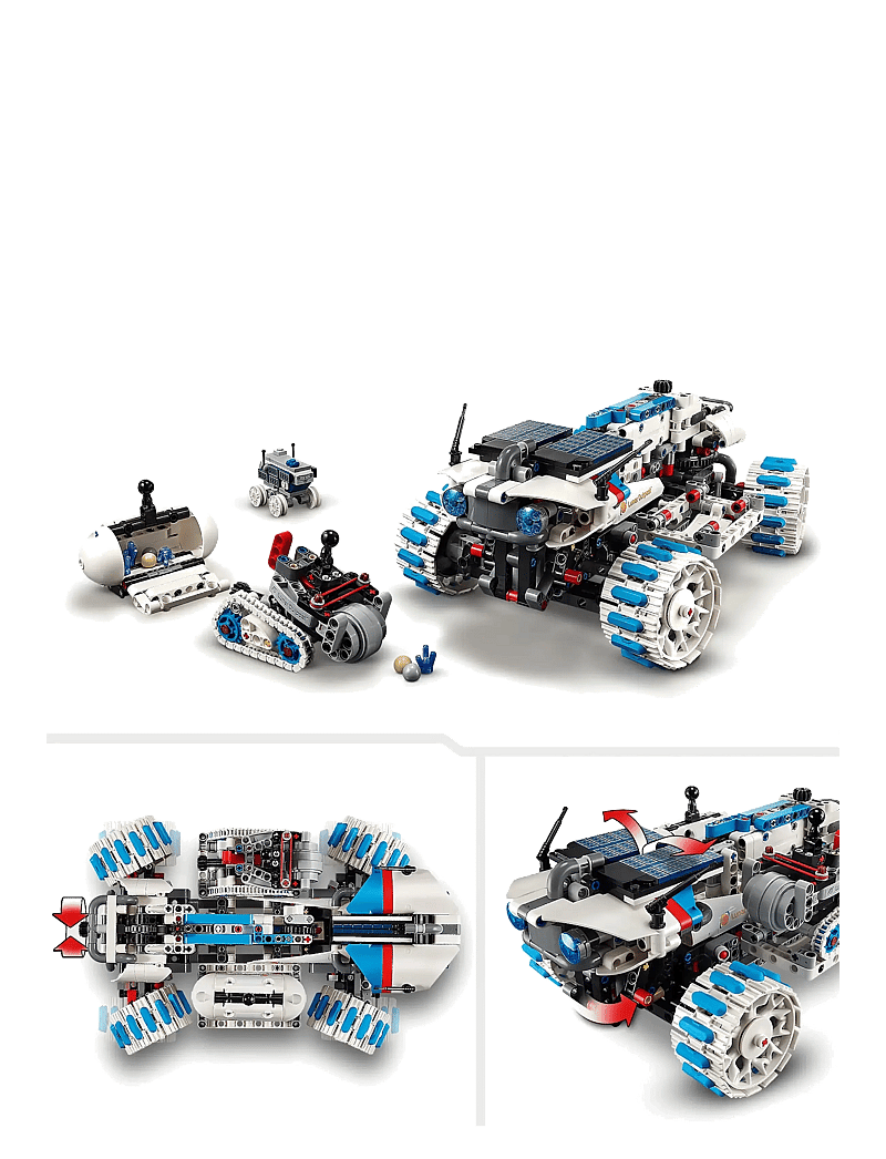 LEGO - Technic Lunar Moon Rover Space Vehicle Set STEM Toy 42211 - lego technic - multi - 5