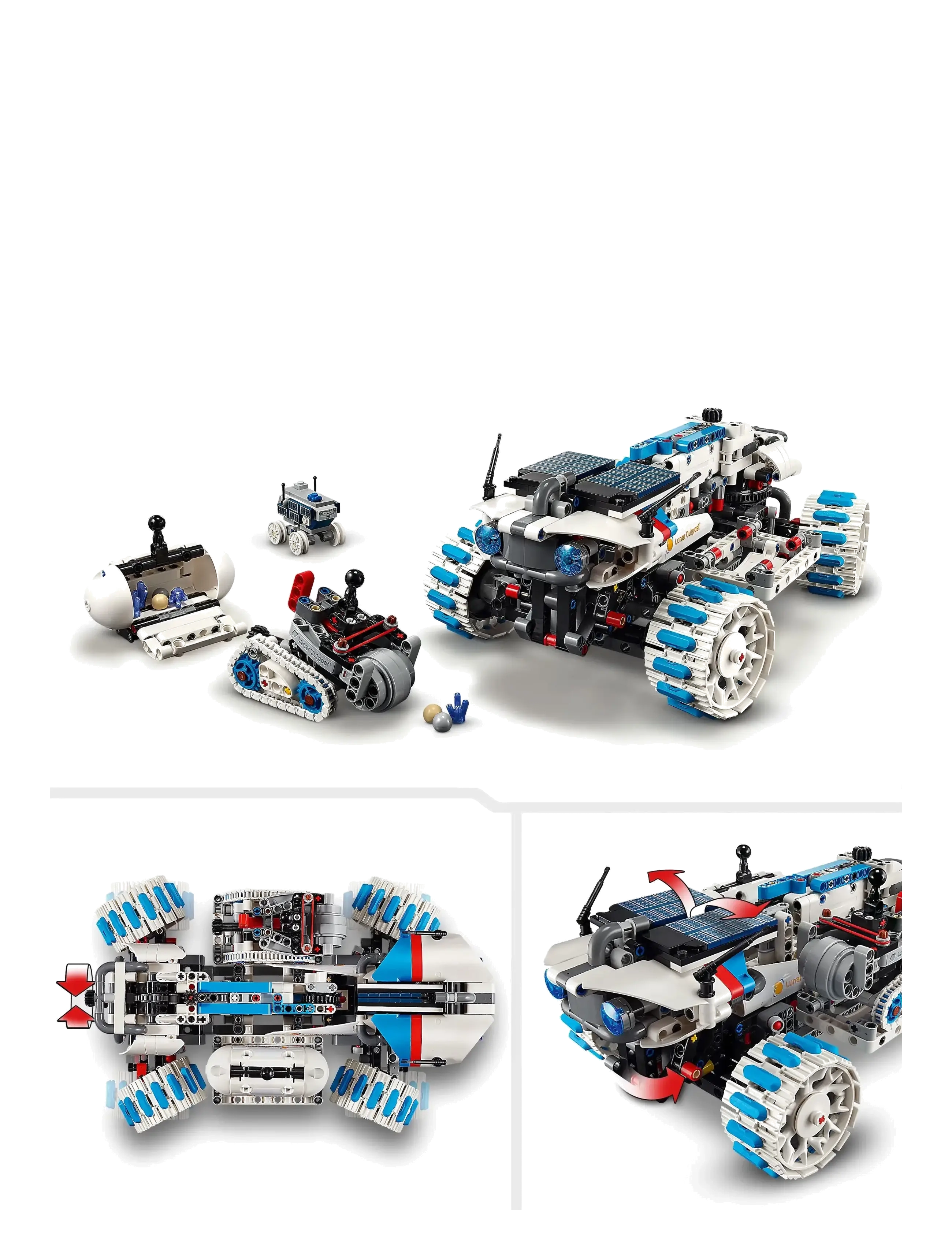 LEGO - Technic Lunar Moon Rover Space Vehicle Set STEM Toy 42211 - lego® technic - multi - 5