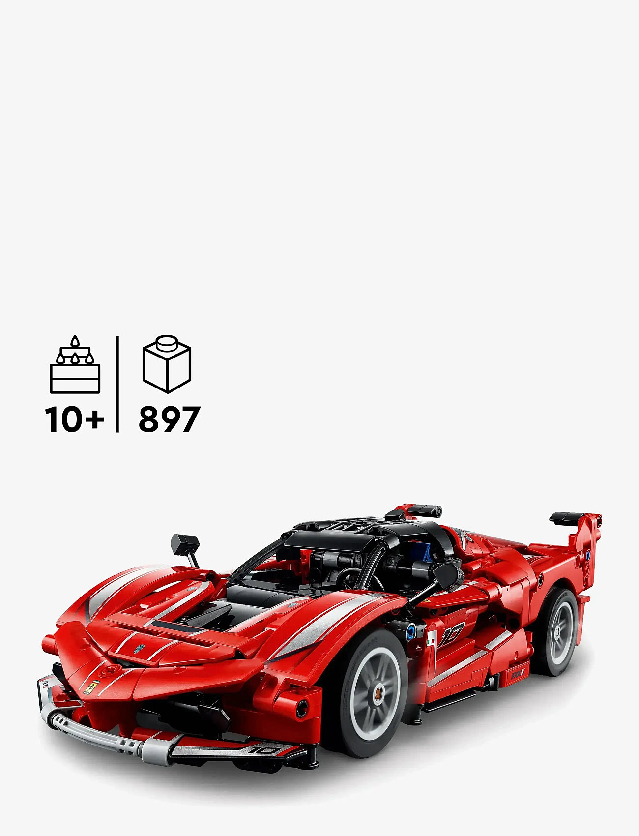 LEGO Technic Ferrari Fxx K Model Car Kit Stem Building Toy 42212