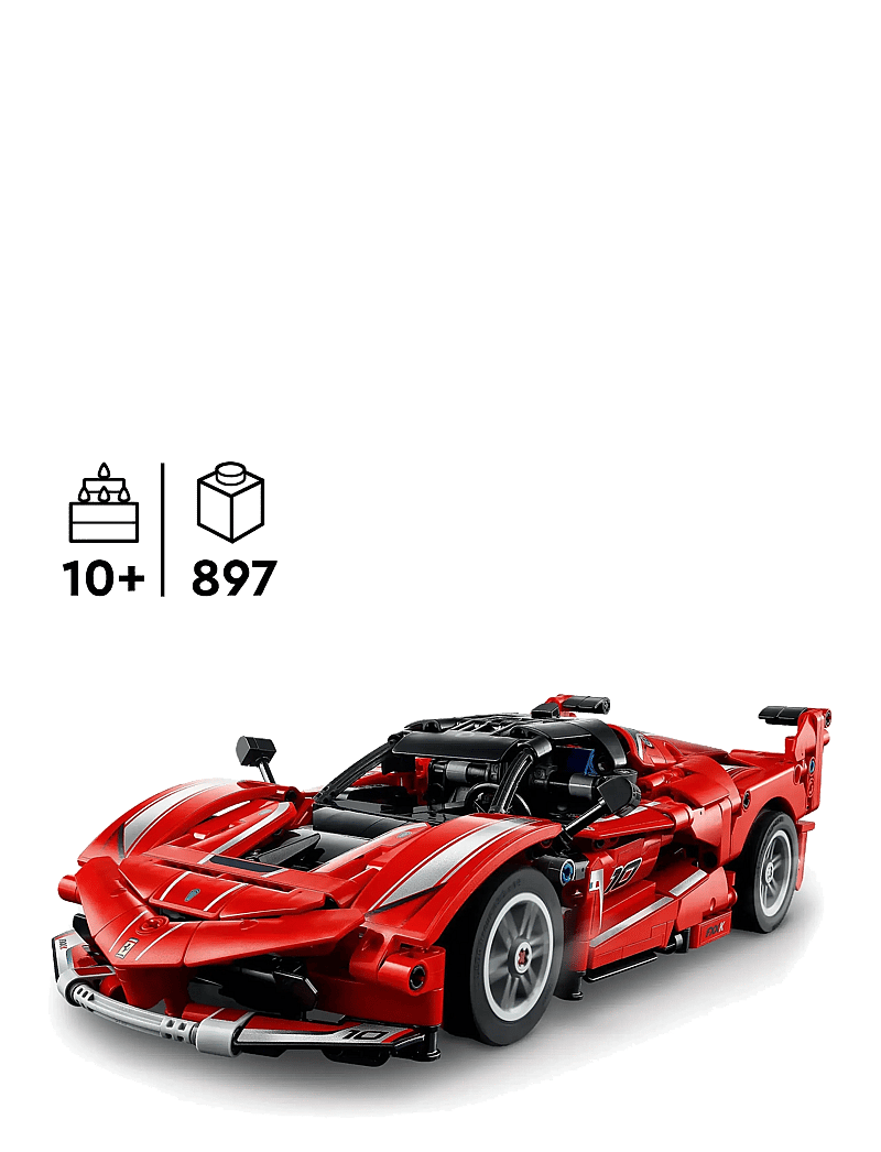 LEGO - Technic Ferrari FXX K Model Car Kit STEM Building Toy 42212 - lego® technic - multi - 1