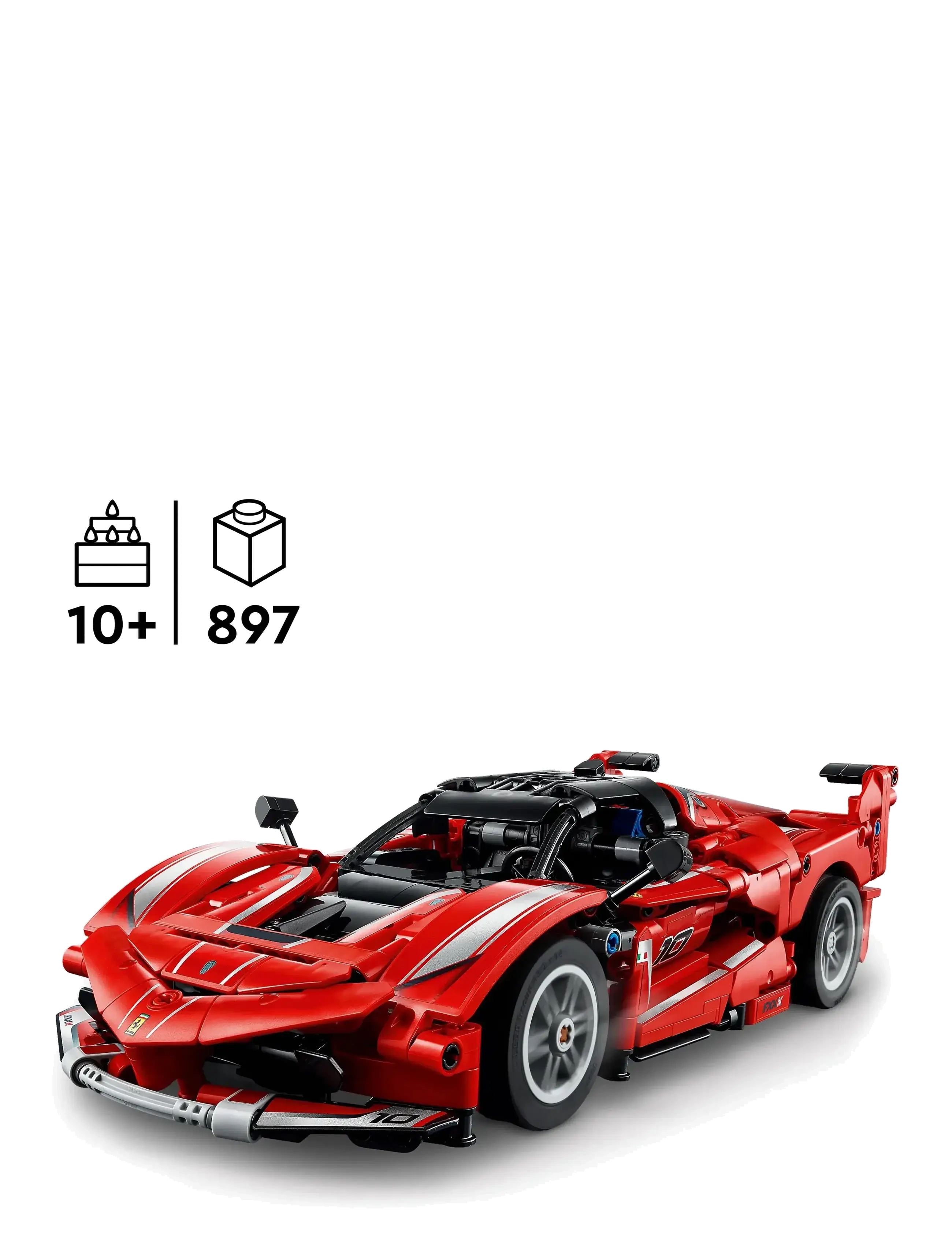 LEGO - Technic Ferrari FXX K Model Car Kit STEM Building Toy 42212 - lego® technic - multi - 1
