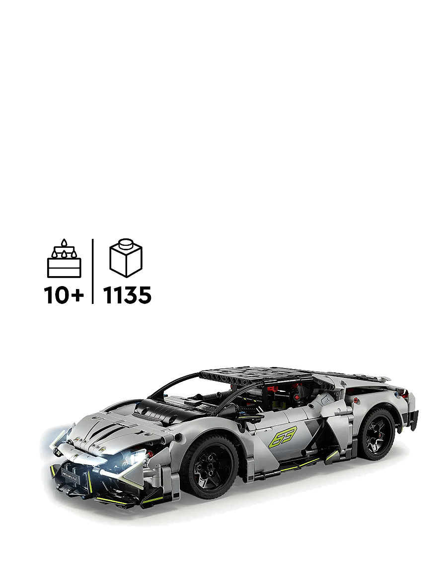 LEGO - Technic Lamborghini Revuelto Super Sports Car Set STEM Building Toy 42214 - lego formula 1 - multi - 1