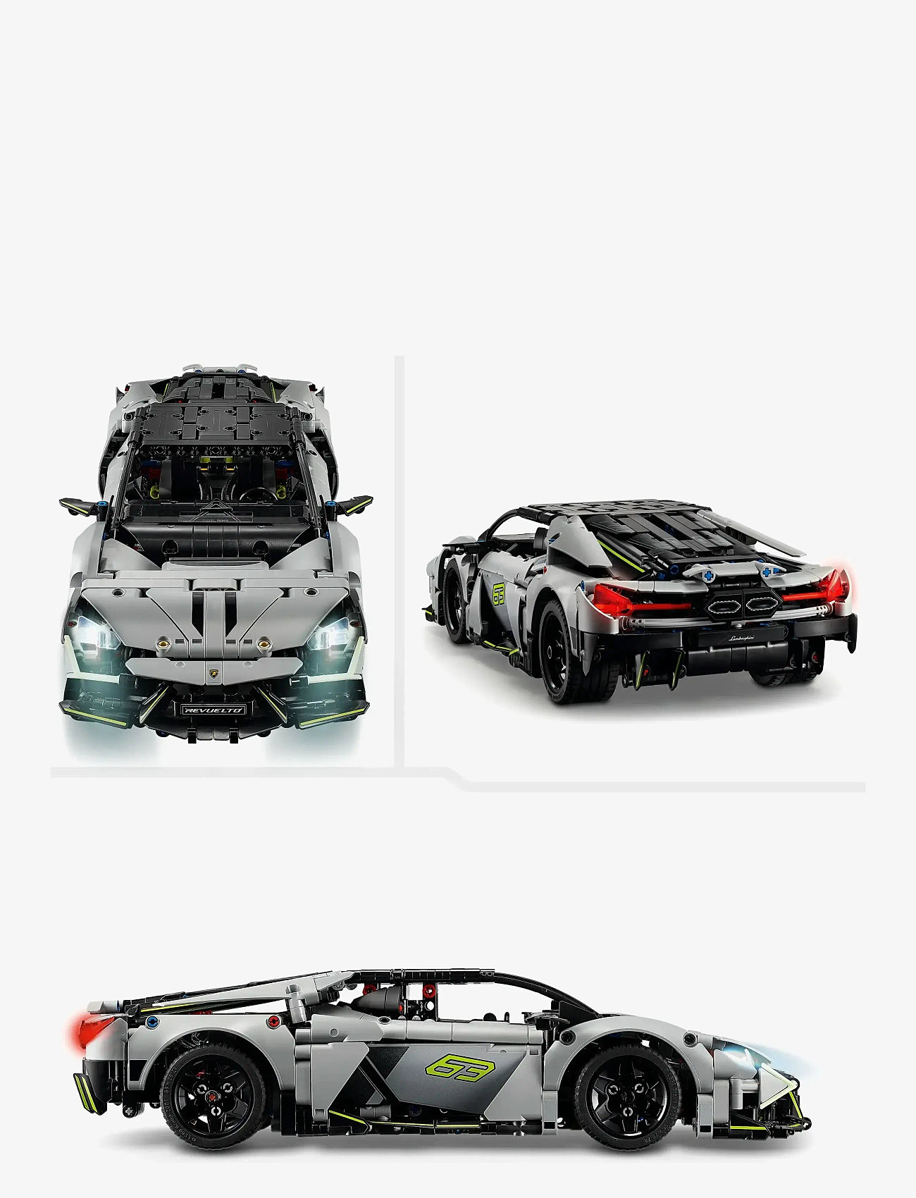 LEGO - Technic Lamborghini Revuelto Super Sports Car Set STEM Building Toy 42214 - multi - 3