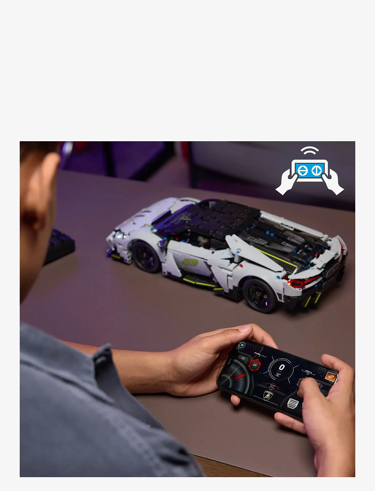 LEGO - Technic Lamborghini Revuelto Super Sports Car Set STEM Building Toy 42214 - multi - 5