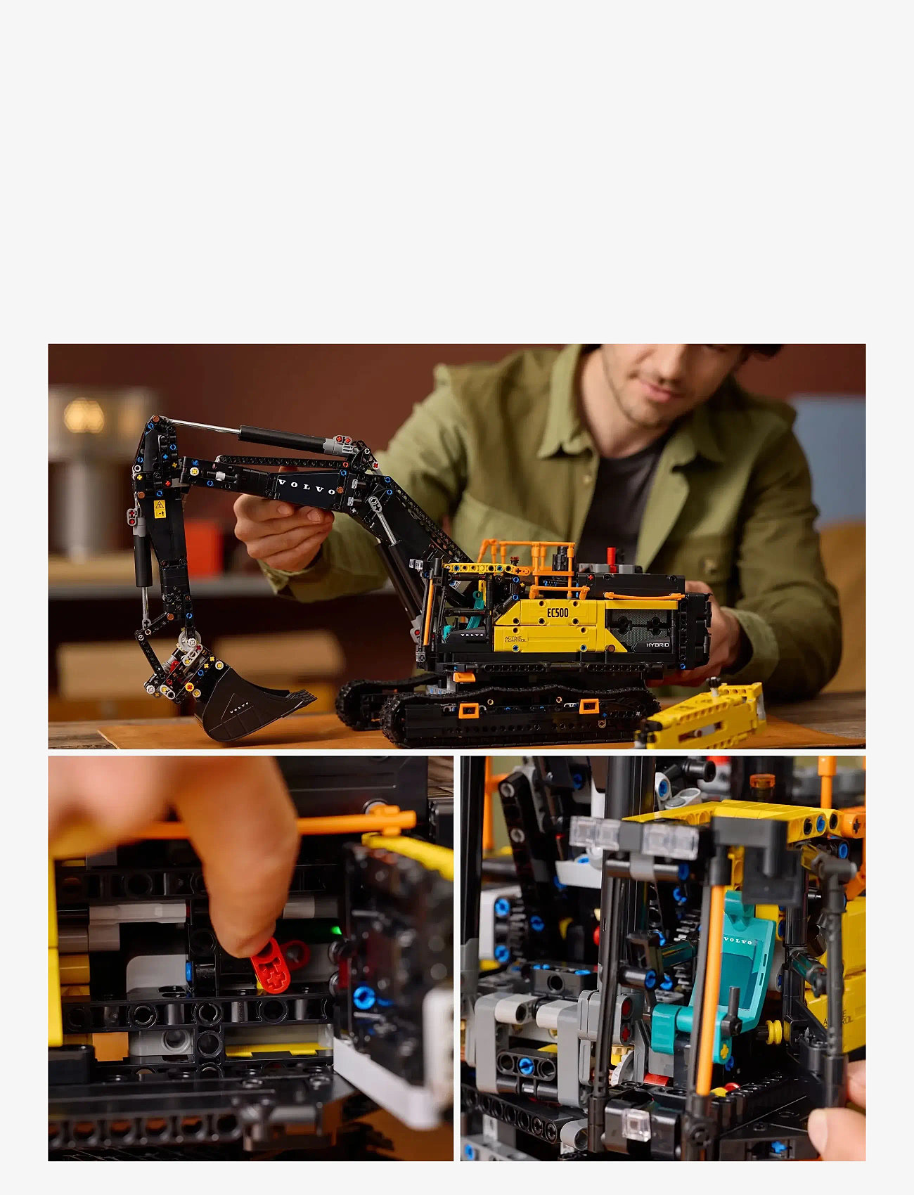 LEGO - Technic Volvo EC500 Hybrid Excavator Set 42215 - lego® technic - multi - 4