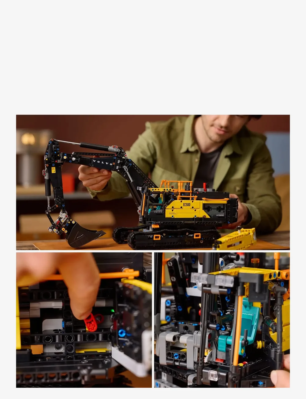 LEGO - Technic Volvo EC500 Hybrid Excavator Set, Gift for Adults 42215 - lego adults welcome - multi - 4