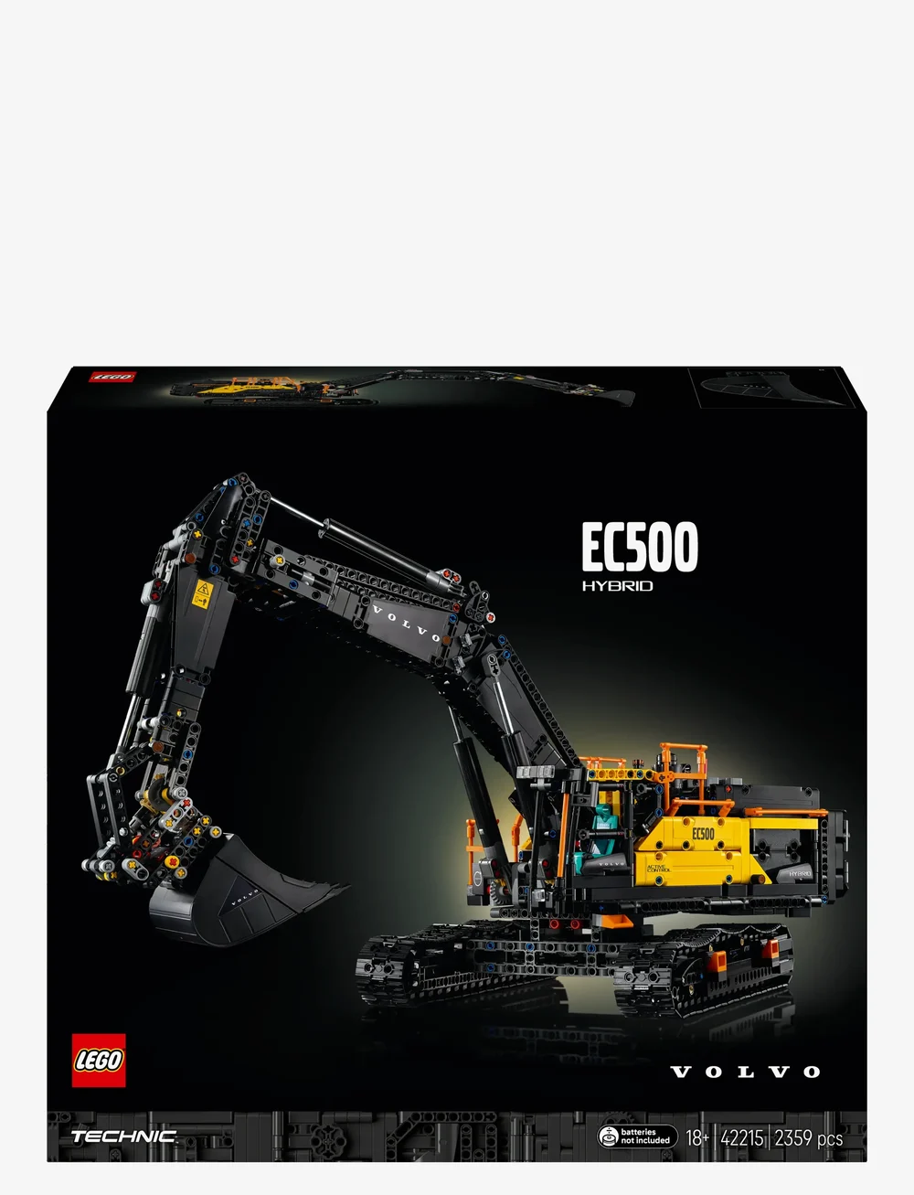 LEGO - Technic Volvo EC500 Hybrid Excavator Set, Gift for Adults 42215 - lego adults welcome - multi - 5