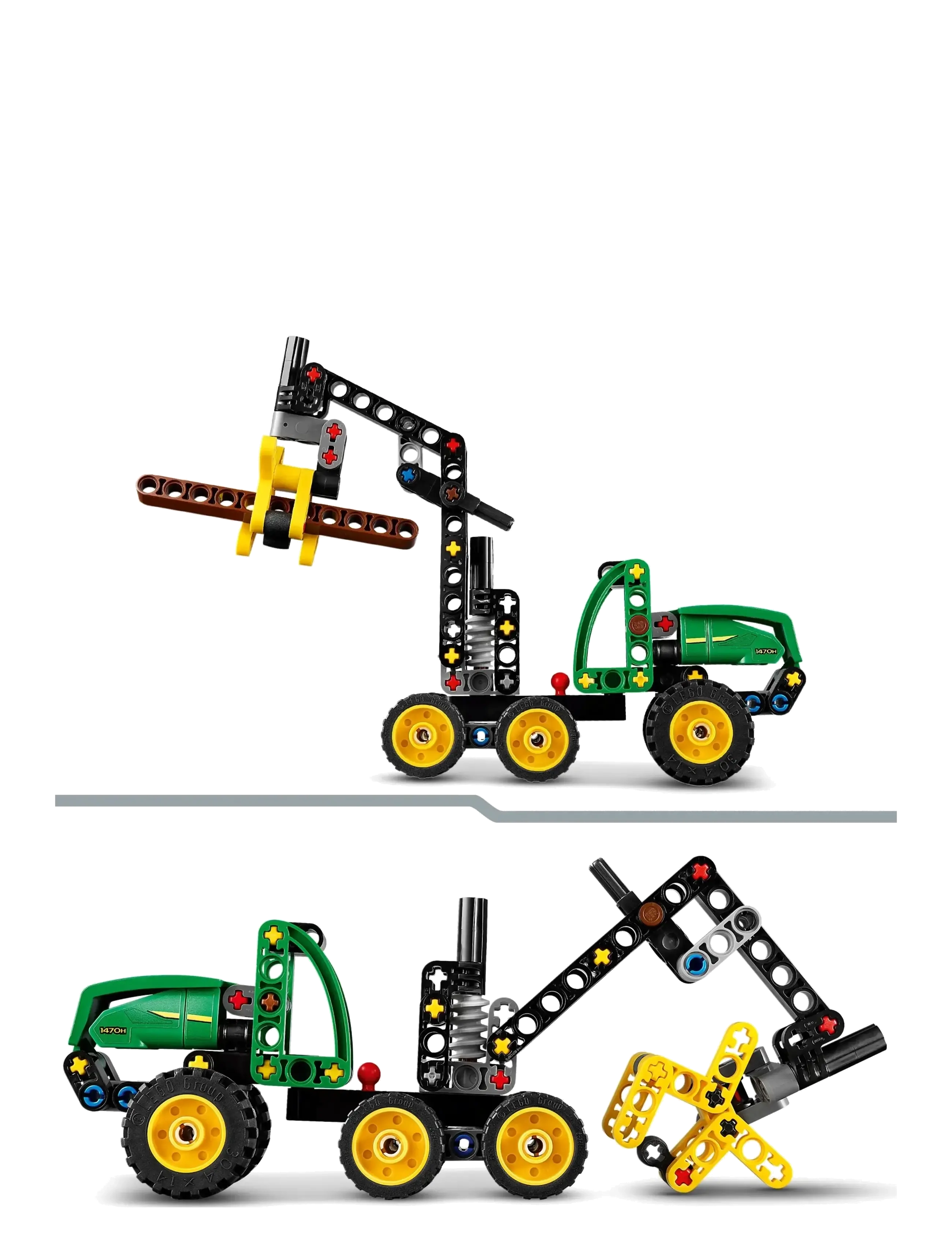 LEGO - John Deere 1470H-skovningsmaskine 42218 - lego technic - multi - 3