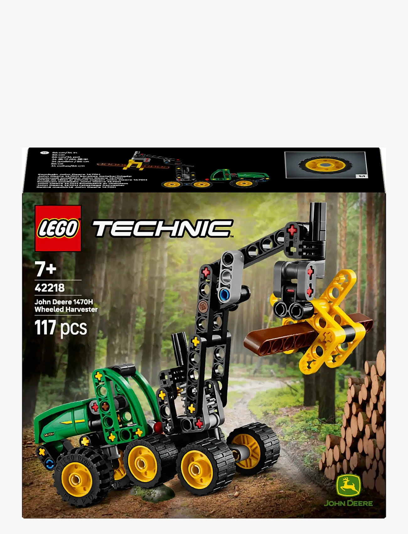 LEGO - Technic John Deere 1470H Wheeled Harvester 42218 - lego technic - multi - 5