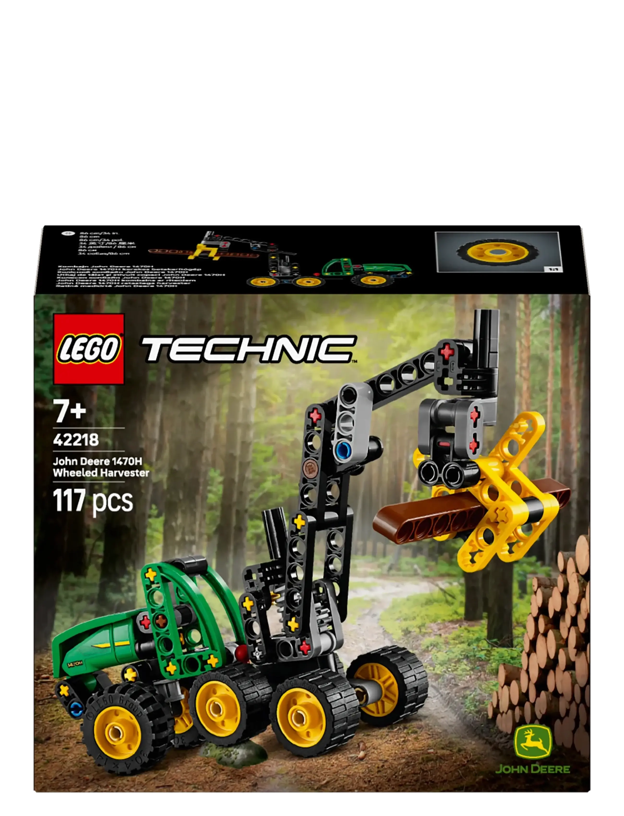 LEGO - John Deere 1470H-skovningsmaskine 42218 - lego technic - multi - 5