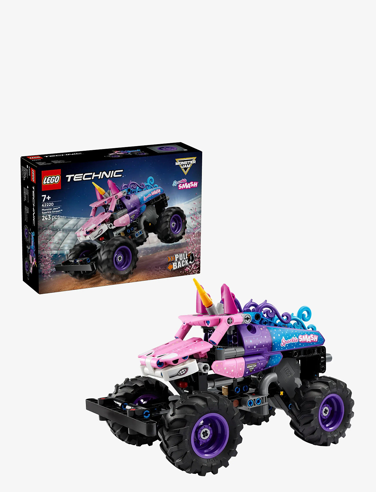 LEGO - Monster Jam™ Sparkle Smash™ pull-back 42220 - lego technic - multi - 0